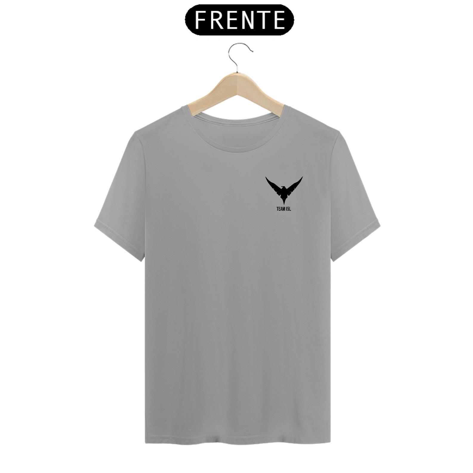 Nome do produto: Team I5L masculina minimalista logo preto- M003