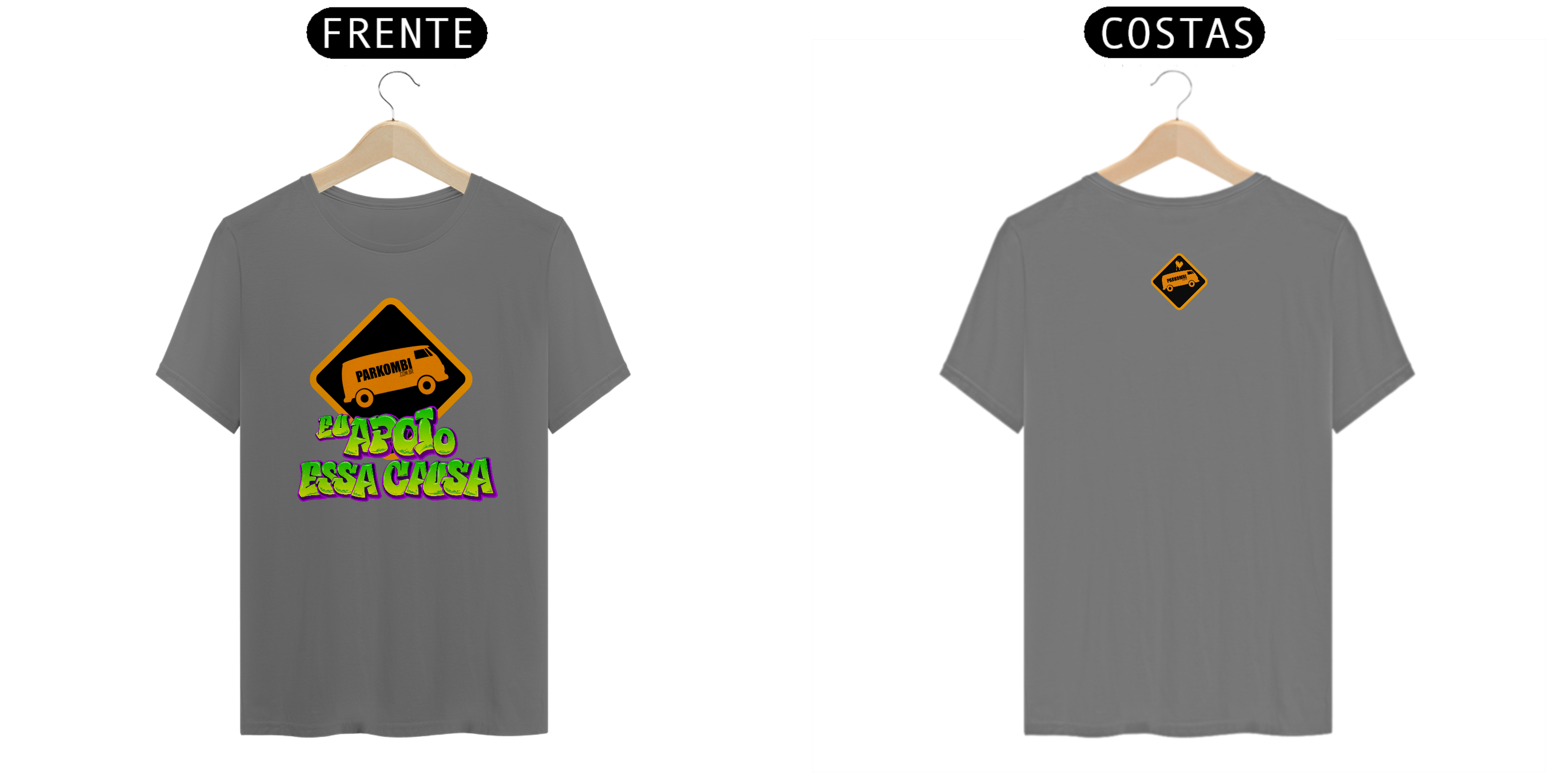 Nome do produto: Camisa masculina Parkombi eu apoio essa causa - M001