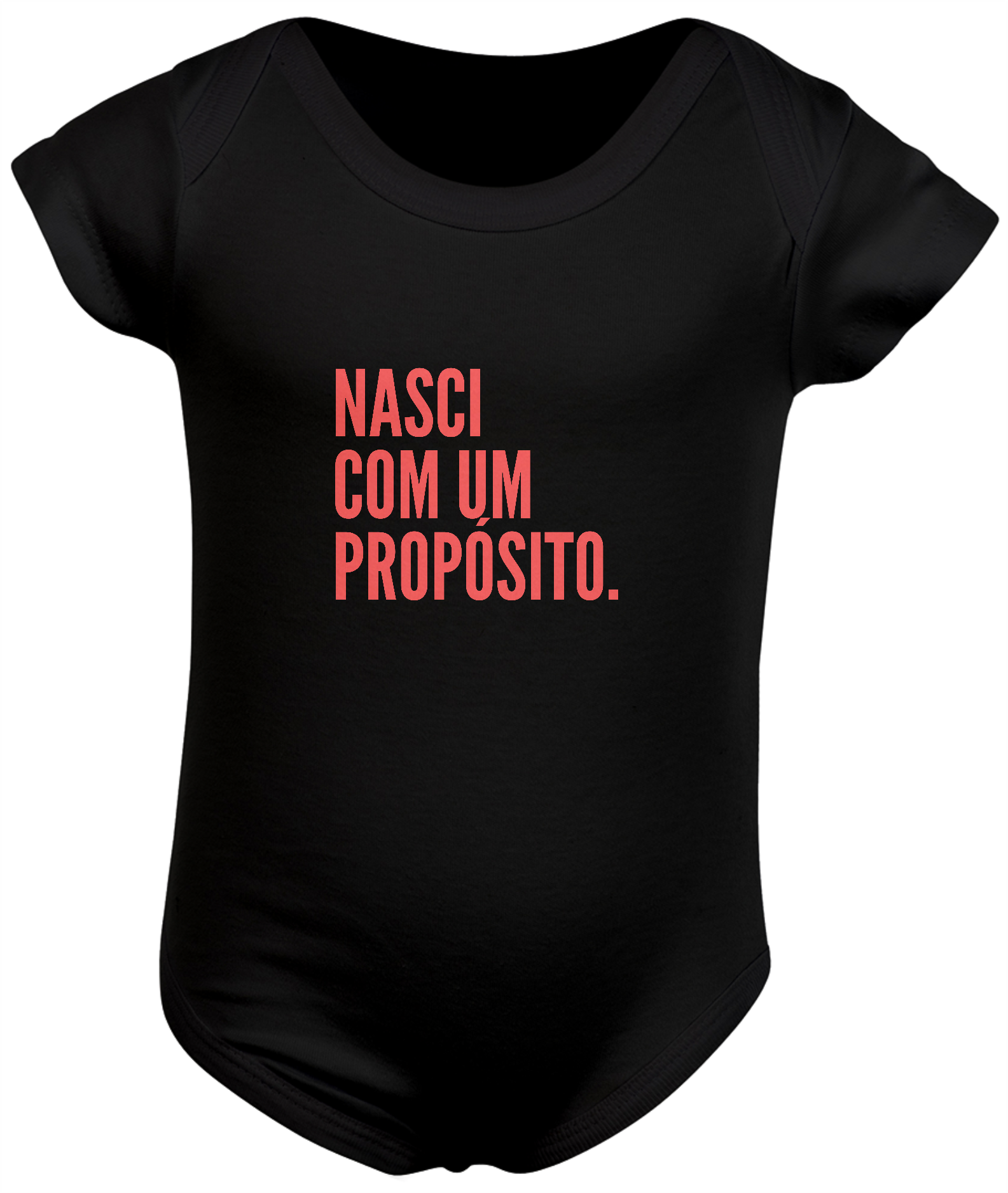 Nome do produto: Body Nasci Com Um Propósito Menina