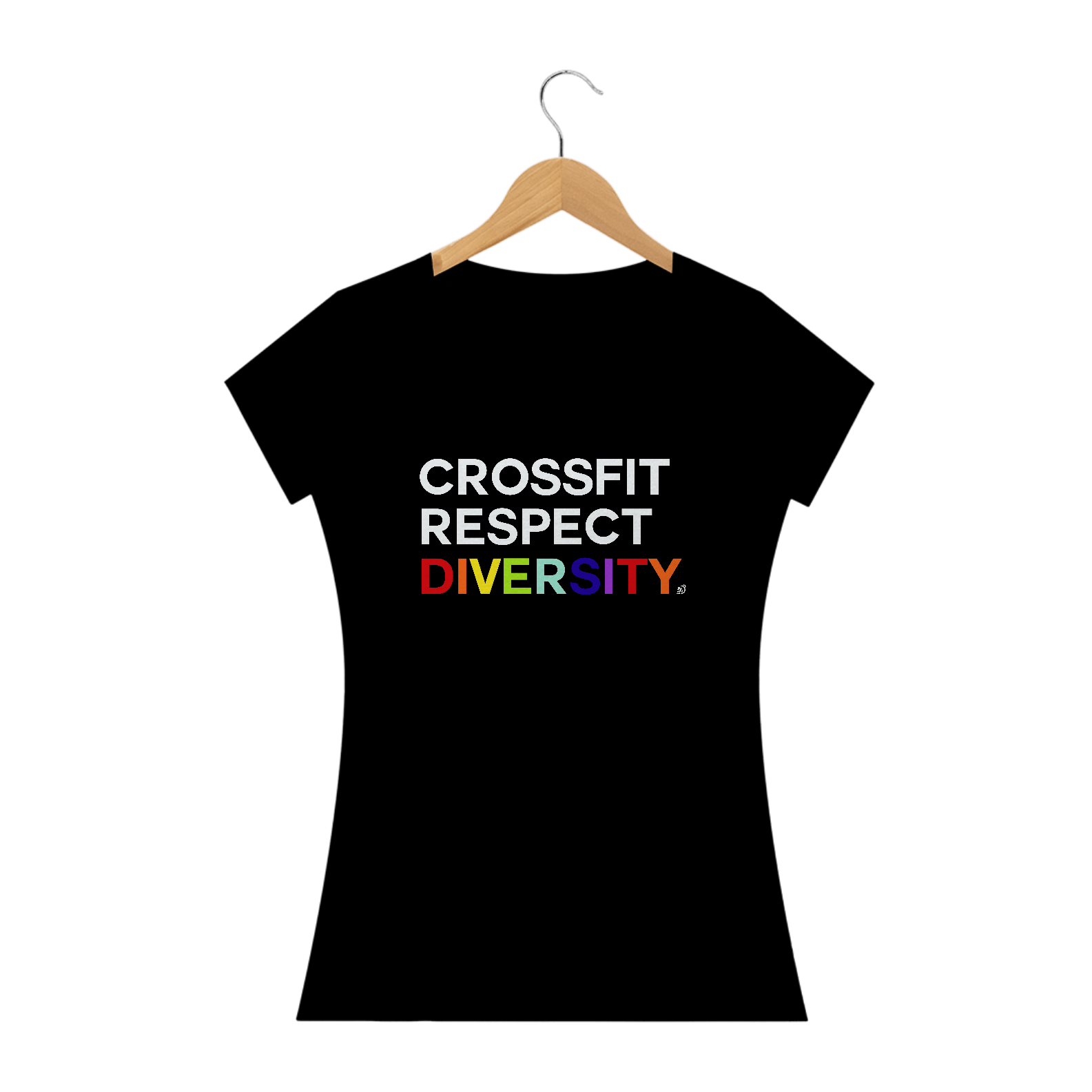 Nome do produto: T-SHIRT FEM PRIME RESPECT DIVERSITY