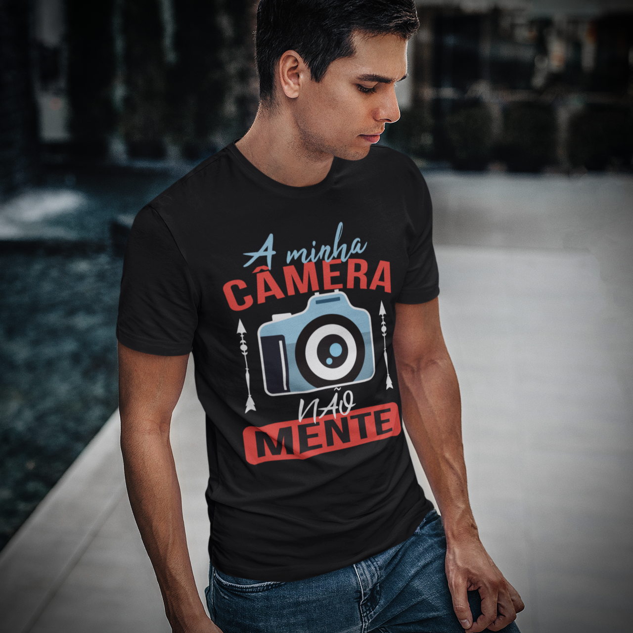 Nome do produto: Camiseta Quality - CAMERA NÃO MENTE