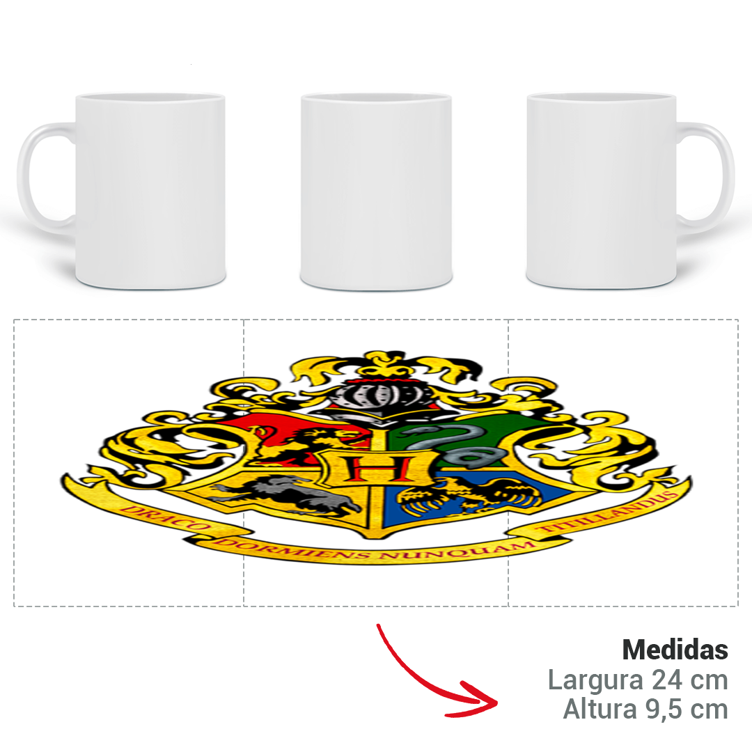 Nome do produto: Caneca - Hogwarts