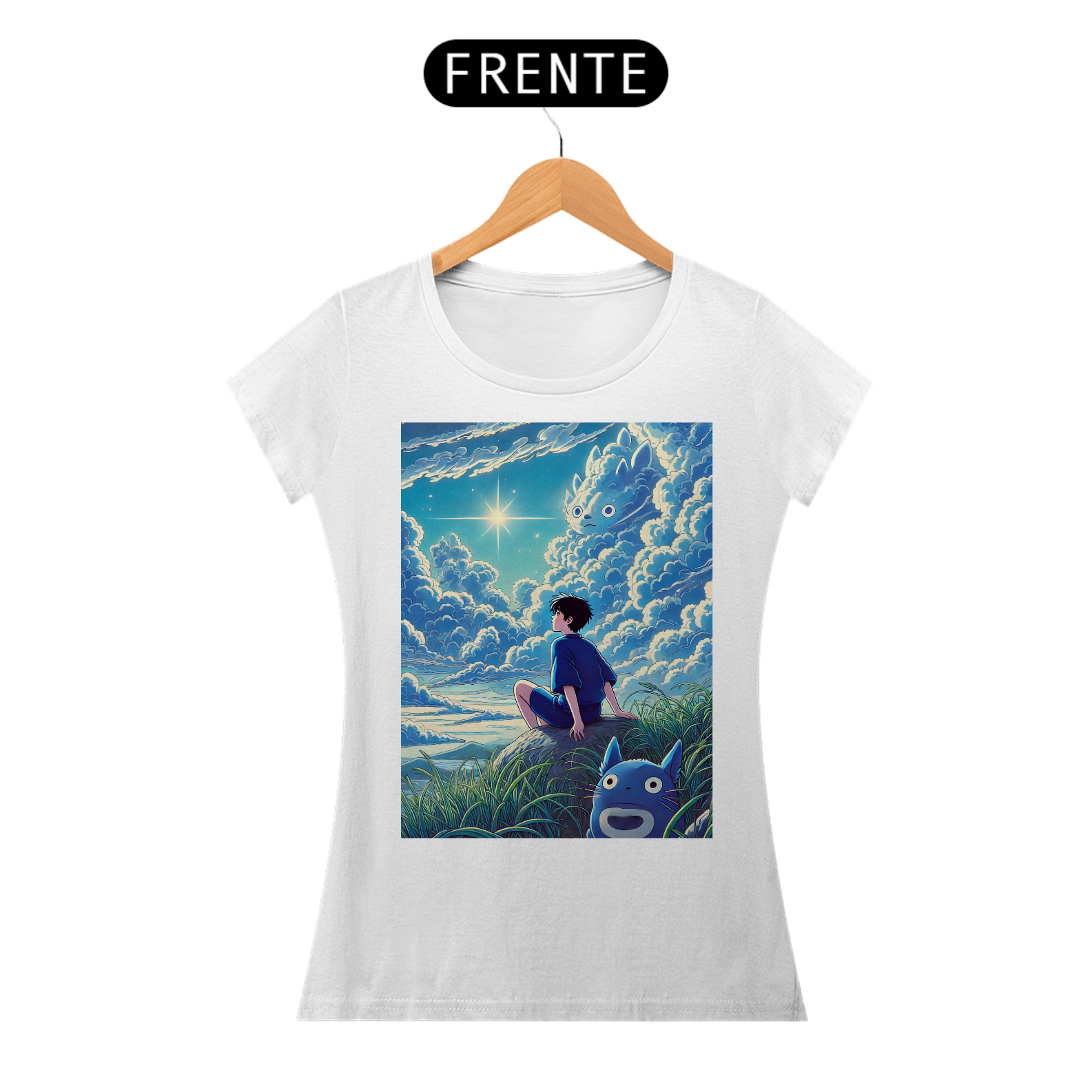 Nome do produto: T-shirt Kenta Fujimoto  Baby look Classic Feminina