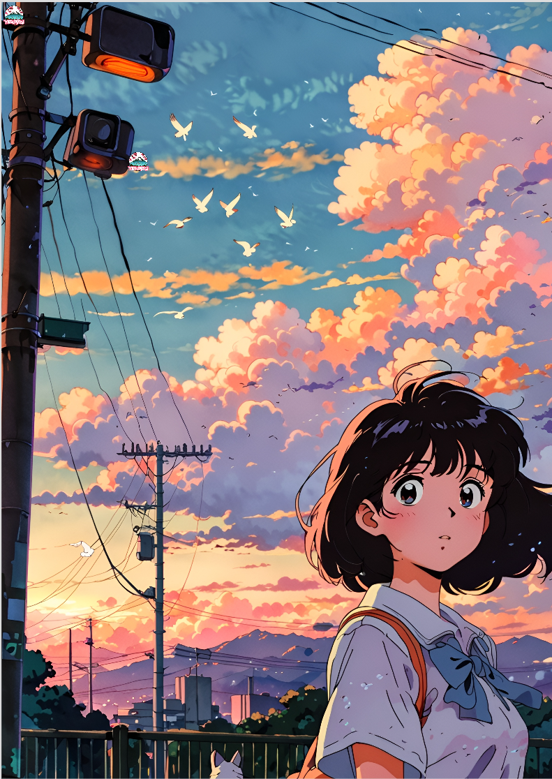 Nome do produto: Poster Sunset Megumi