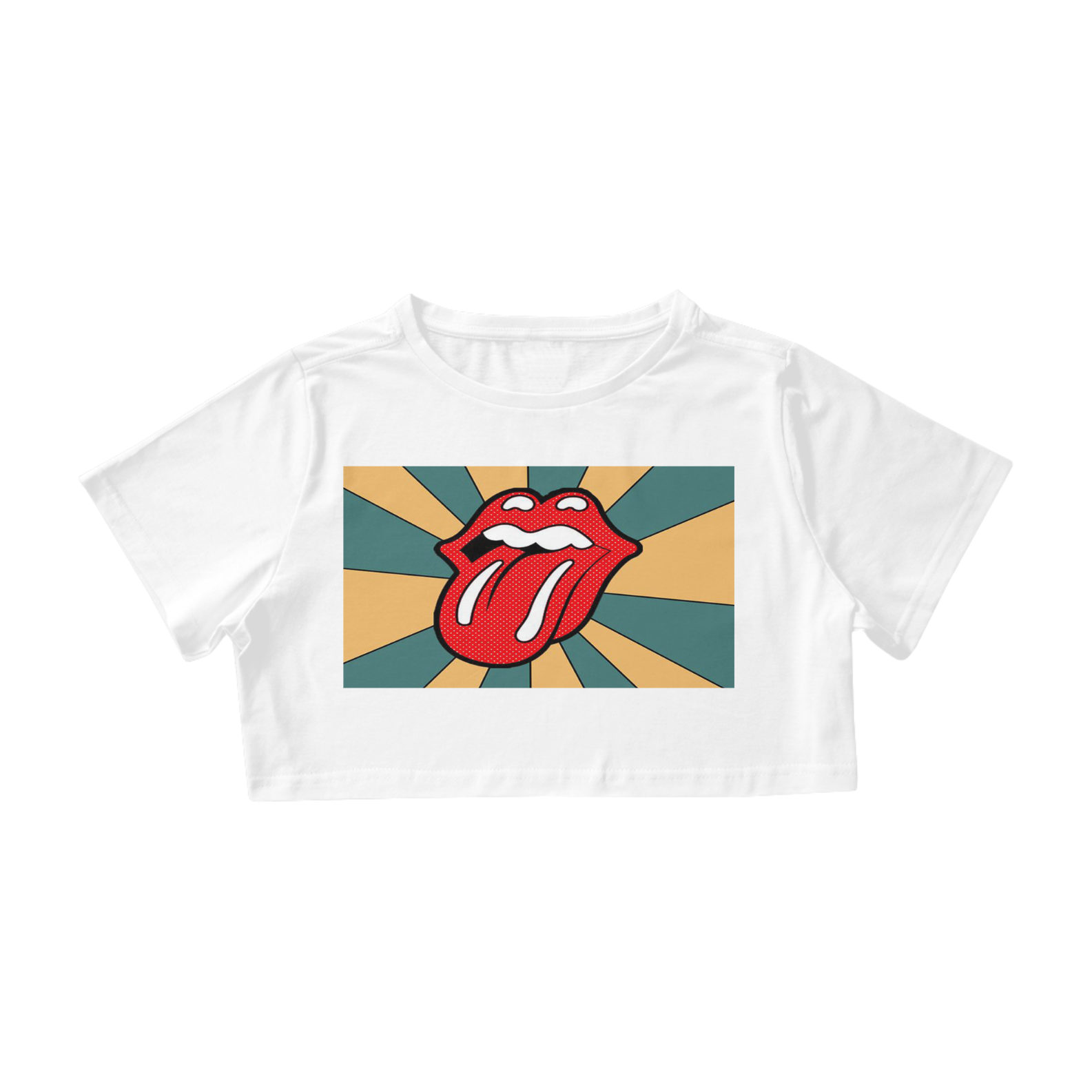 Nome do produto: Cropped Rolling Stones 