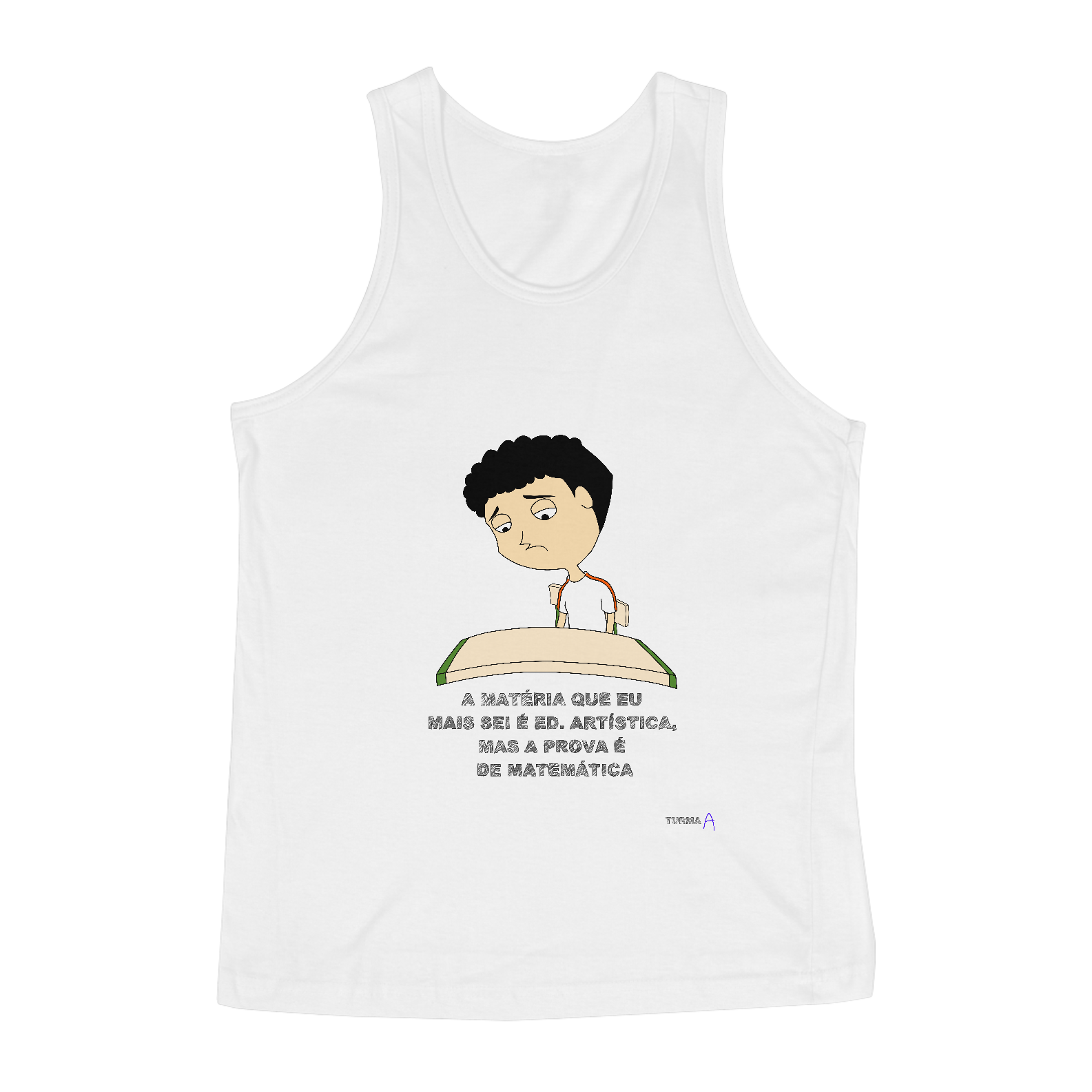 CAMISA REGATA MASCULINA QUALITY - TRISTE