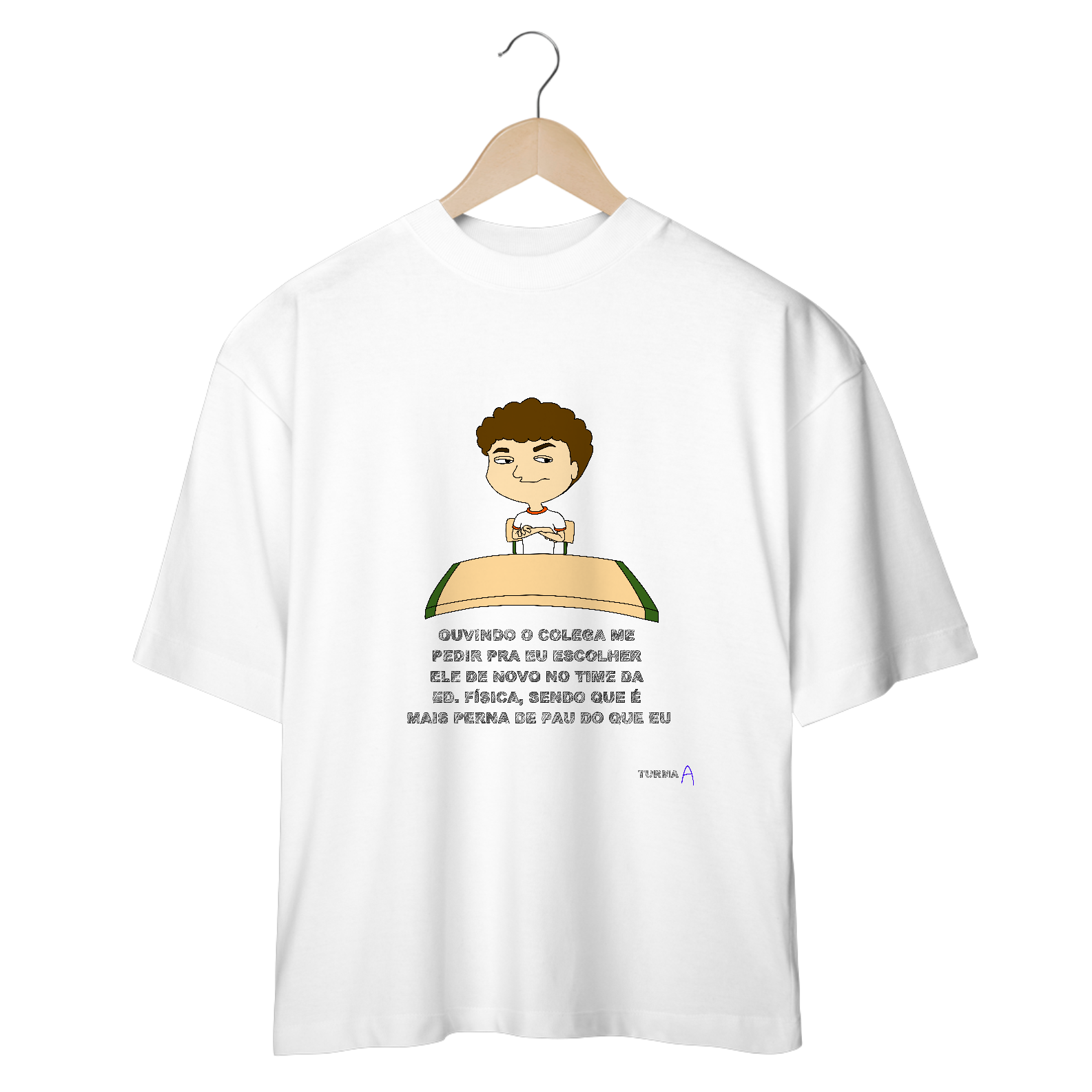 CAMISA OVERSIZED - PERNA DE PAL