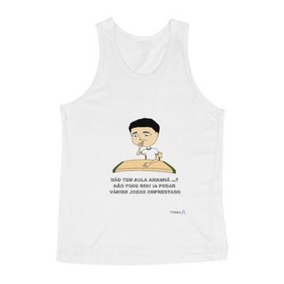 CAMISA REGATA MASCULINA QUALITY - JUSTO AMANHÃ