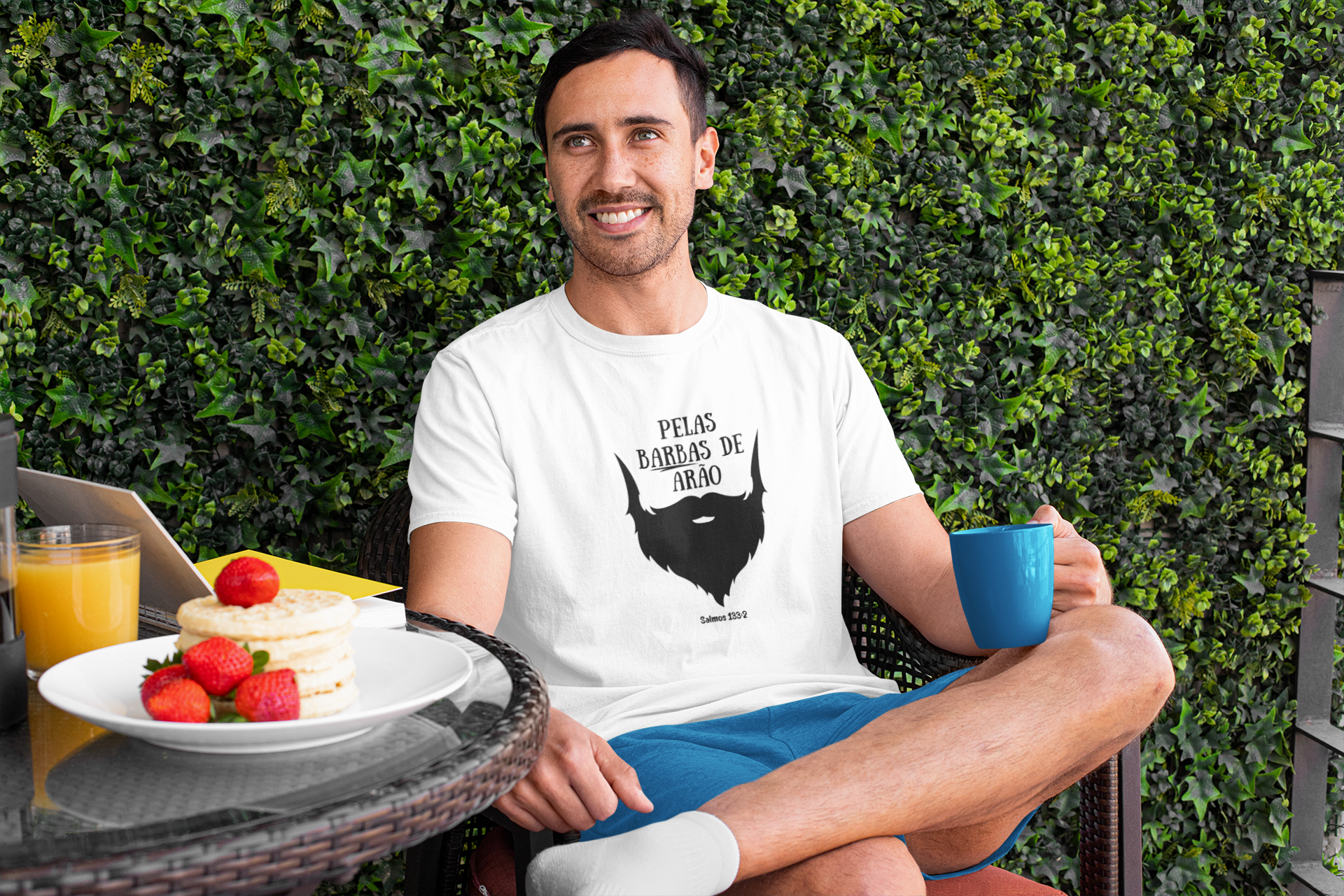 Nome do produto: Camisa unissex ´´pelas barbas de Arão´´