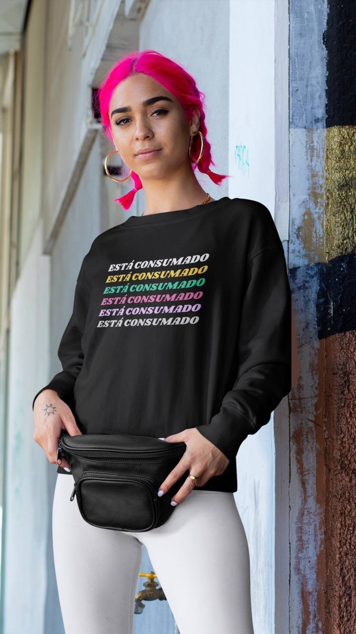 Nome do produto: Moletom unissex está consumado