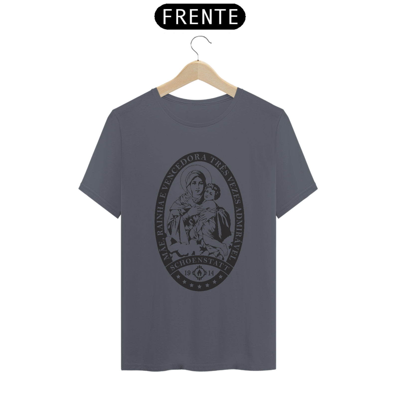 Nome do produto: Camiseta Nossa Sra de Schoenstatt