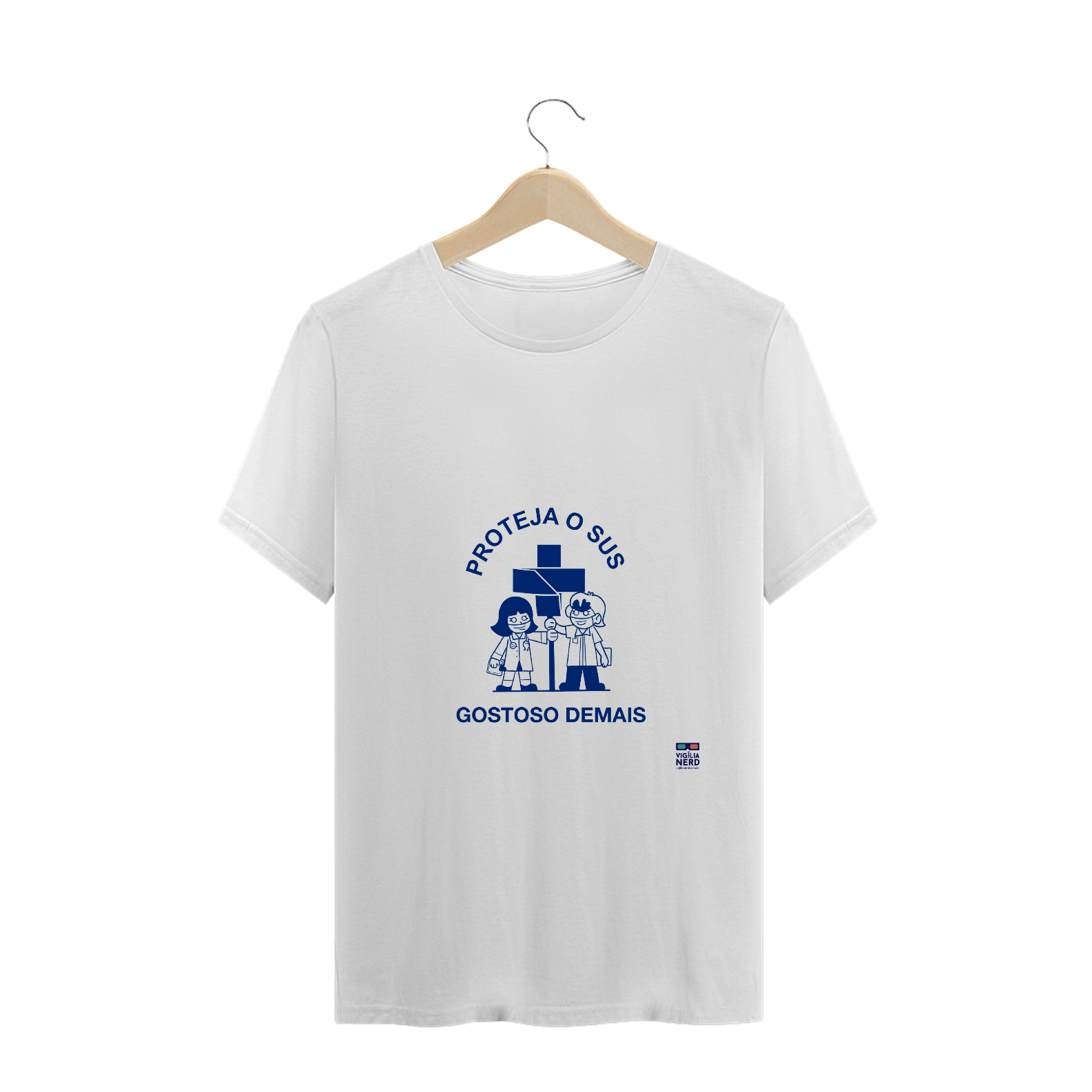 Nome do produto: Camiseta - proteja o SUS