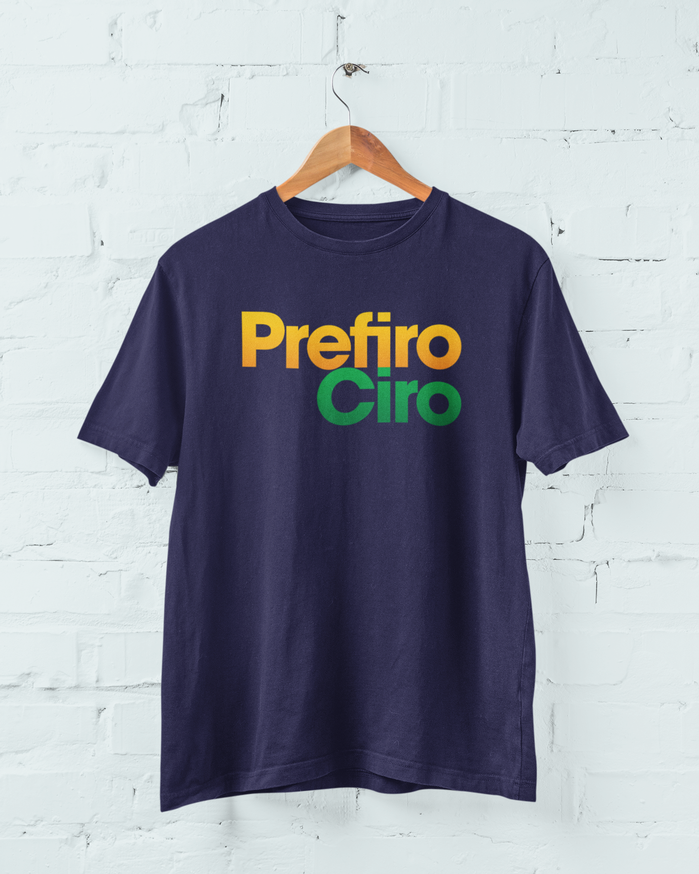 Nome do produto: Camiseta Prefiro Ciro