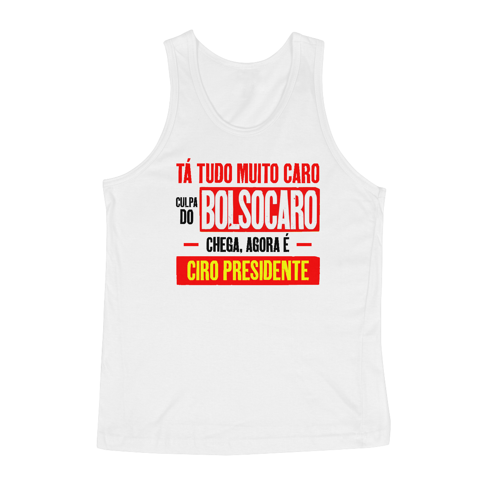 Nome do produto: Camiseta Regata Bolsocaro