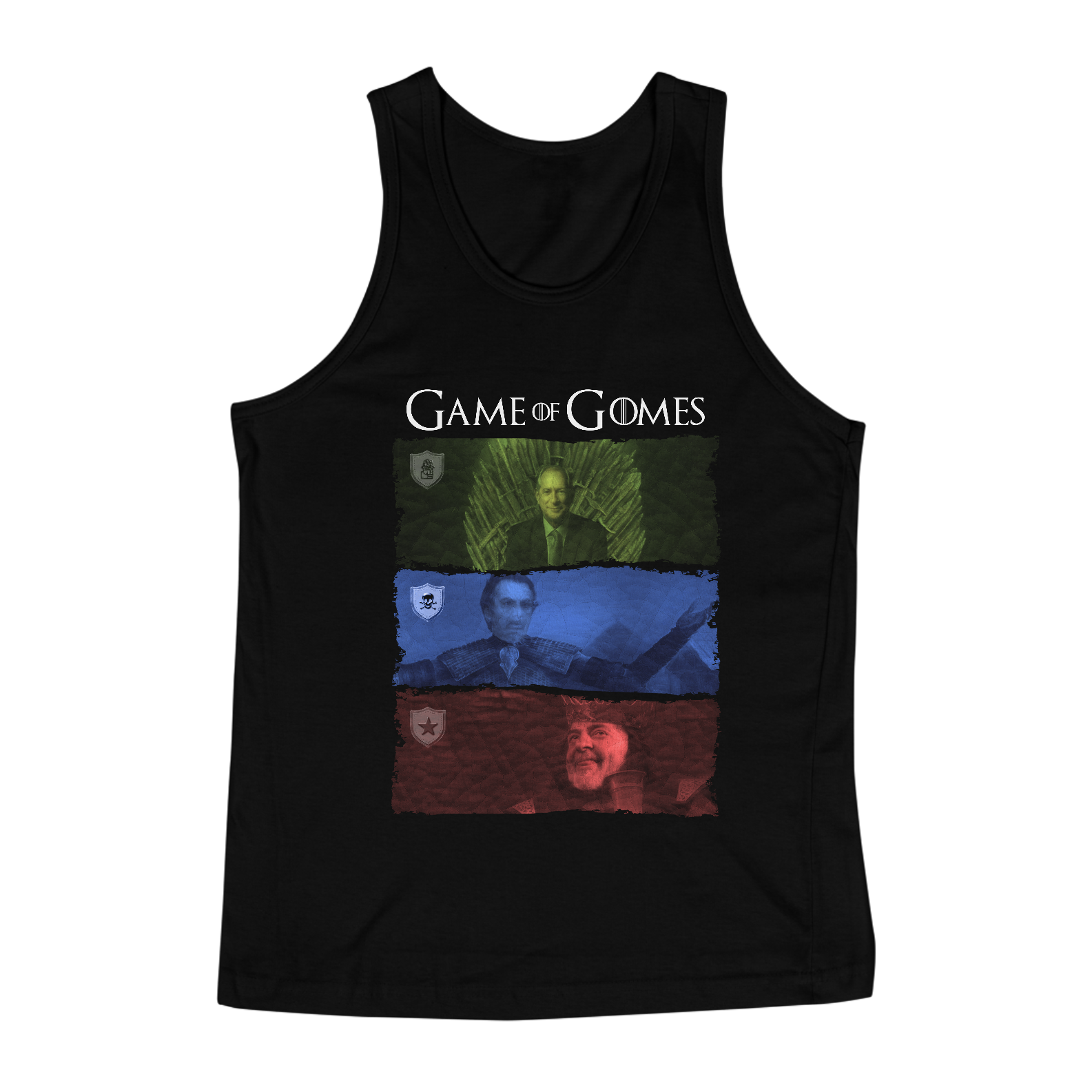 Nome do produto: Camiseta Regata Game Of Gomes