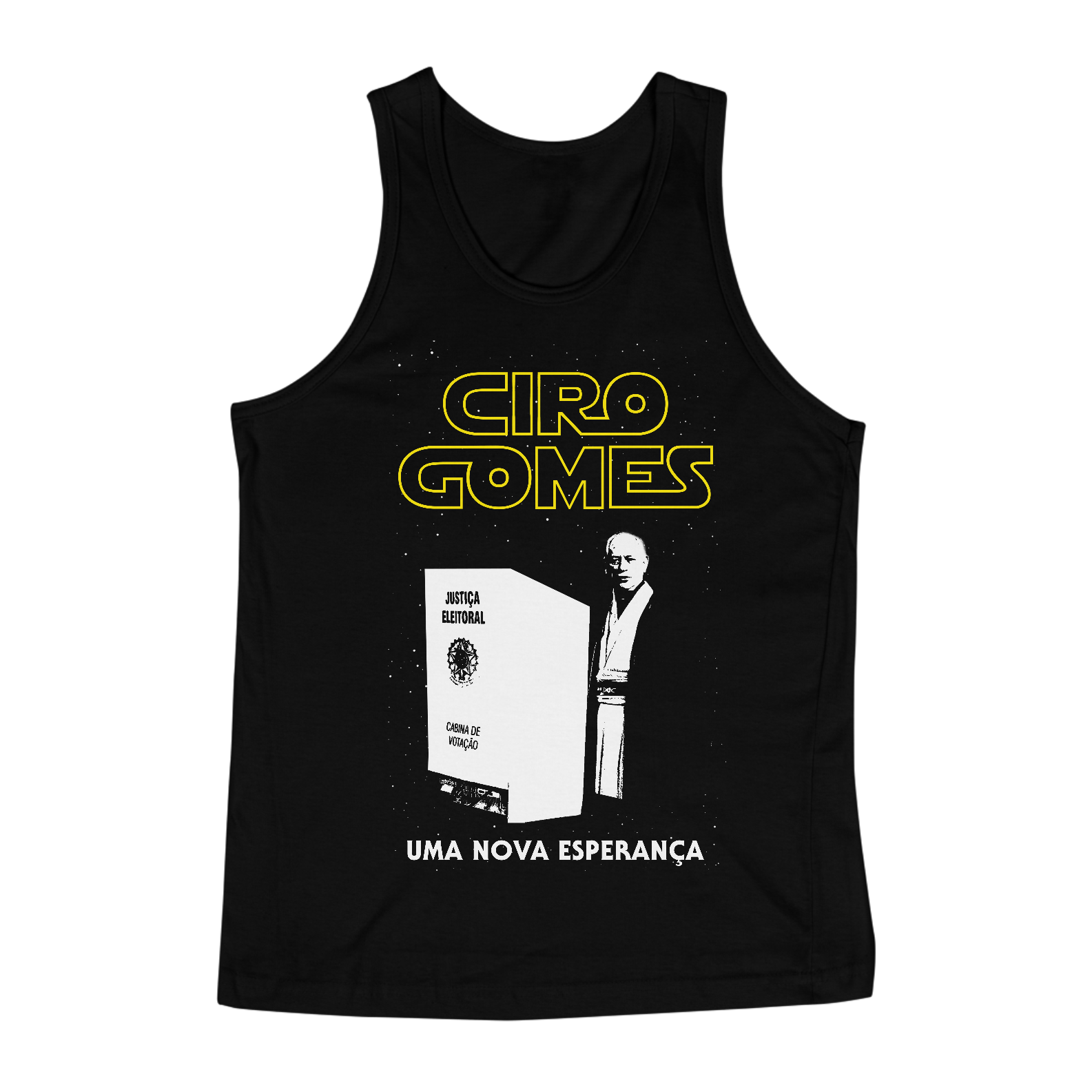 Nome do produto: Camiseta Regata Uma Nova Esperança