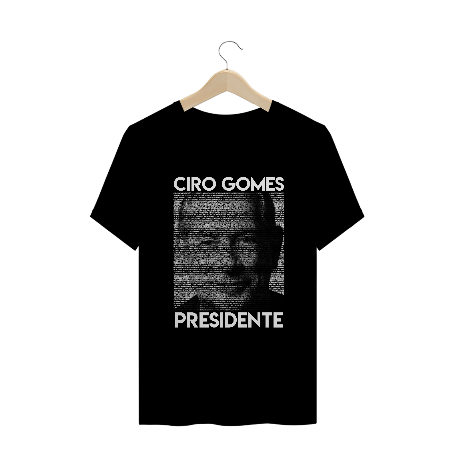 Nome do produto: Camiseta Plus Size Ciro Gomes - Perfil