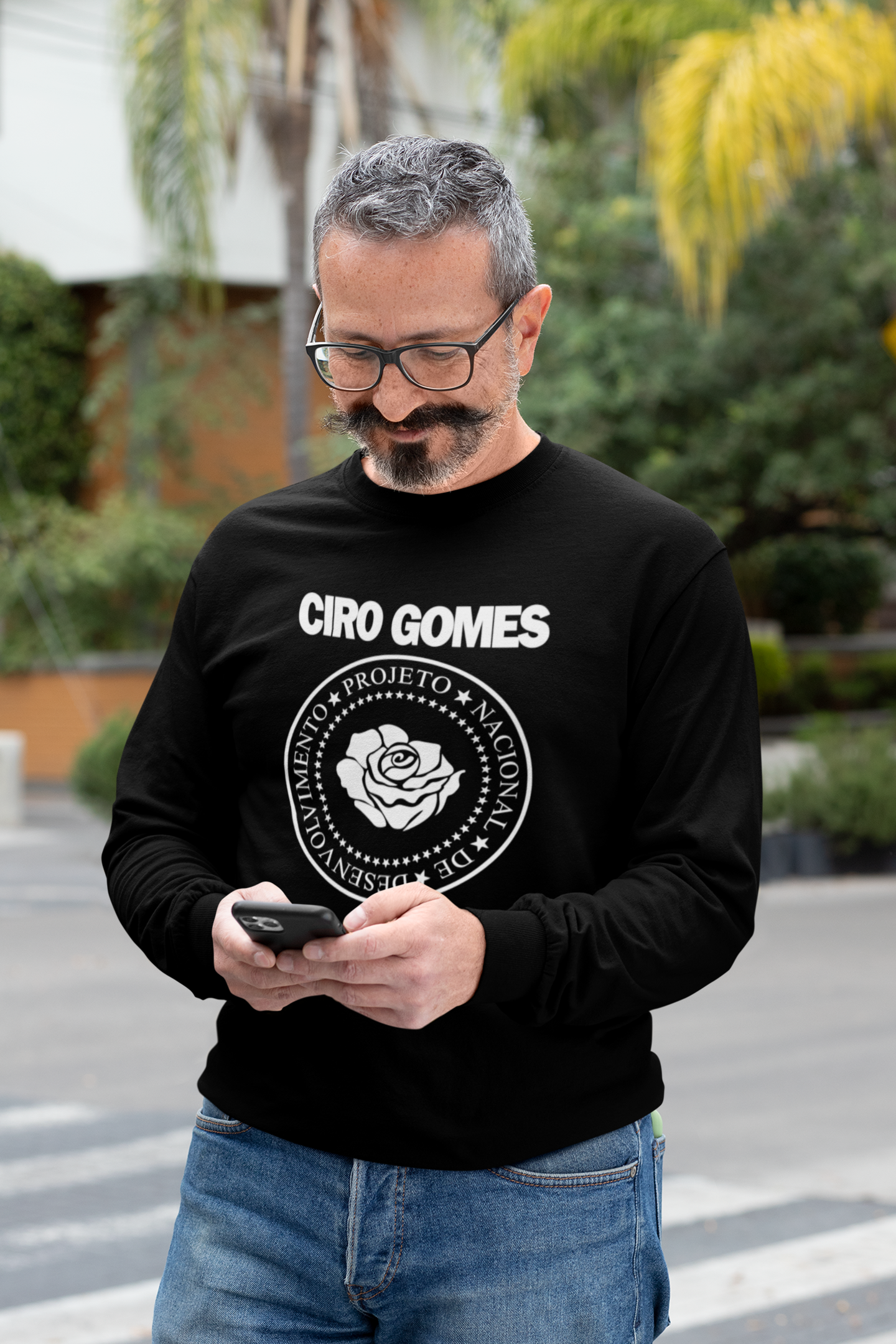 Nome do produto: Moletom Ciro Gomes (Ramones)