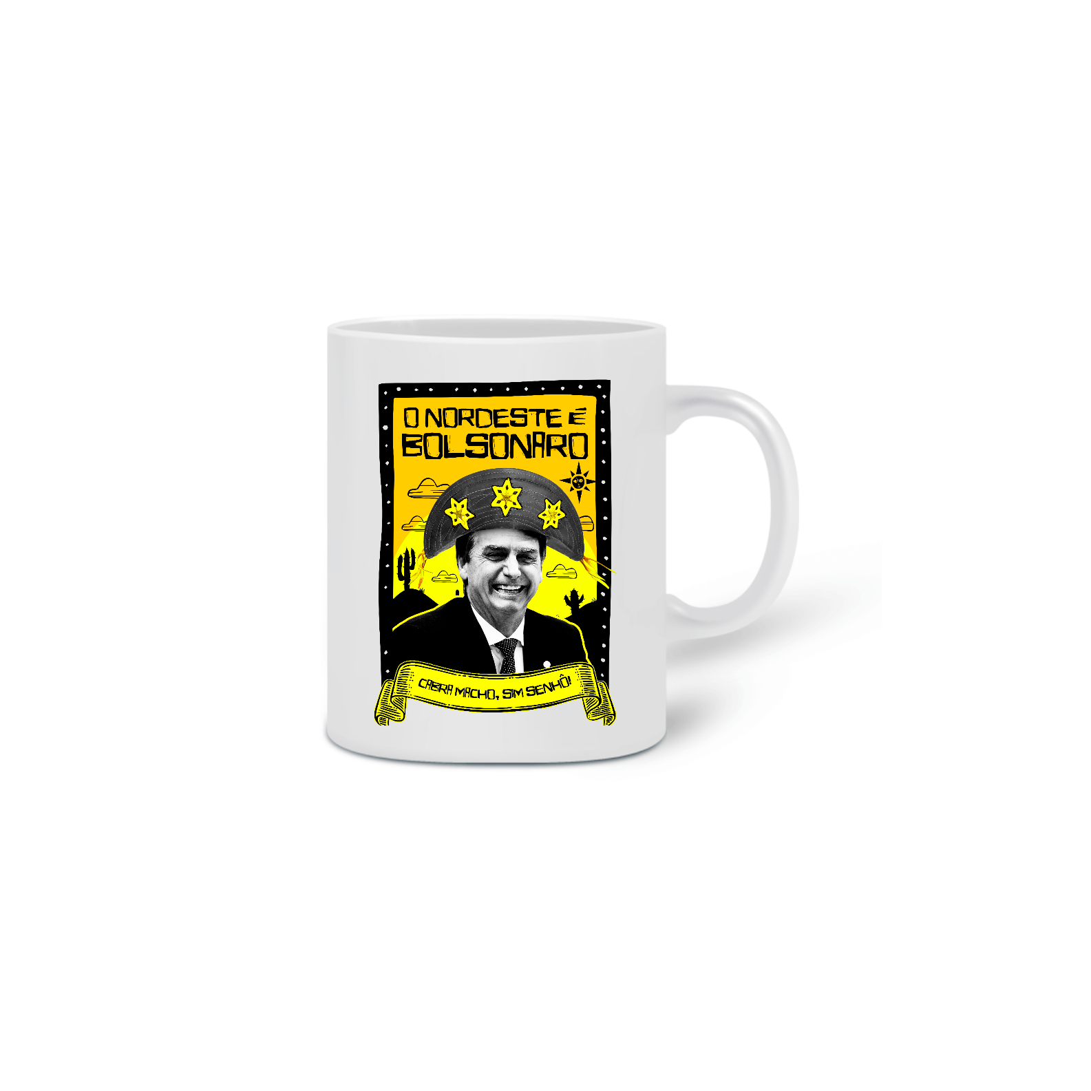 Nome do produto  Caneca - Bolsonaro Nordeste - Um Patriota