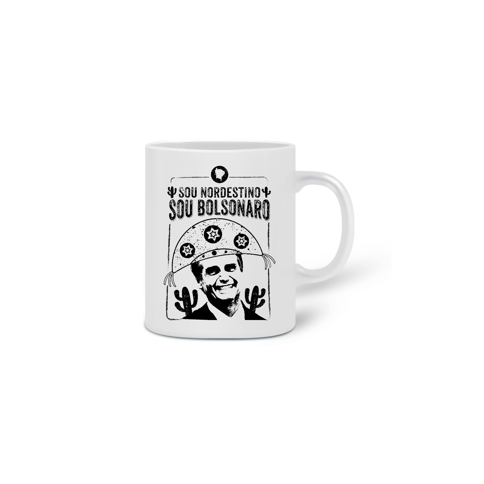 Nome do produto  Caneca Sou Nordestino, Sou Bolsonaro - Um Patriota
