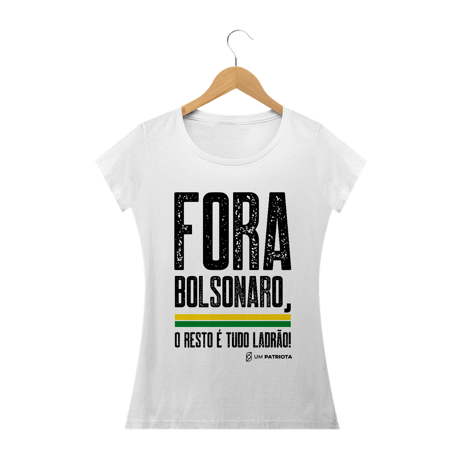 Nome do produto  Camisa Feminina - É tudo Ladrão - Um Patriota