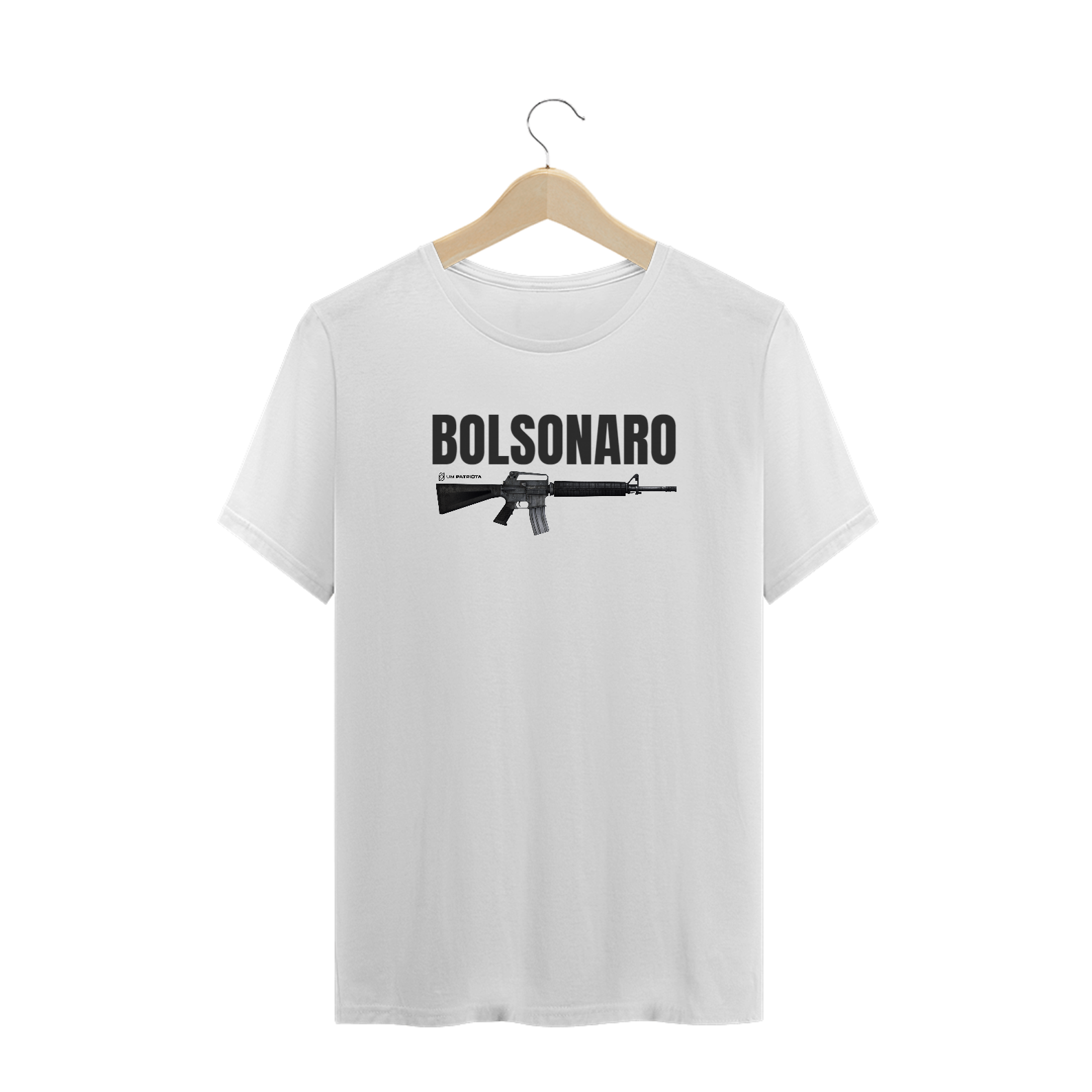 Nome do produto  Camisa Masculina - Bolsonaro Armamento - Um Patriota