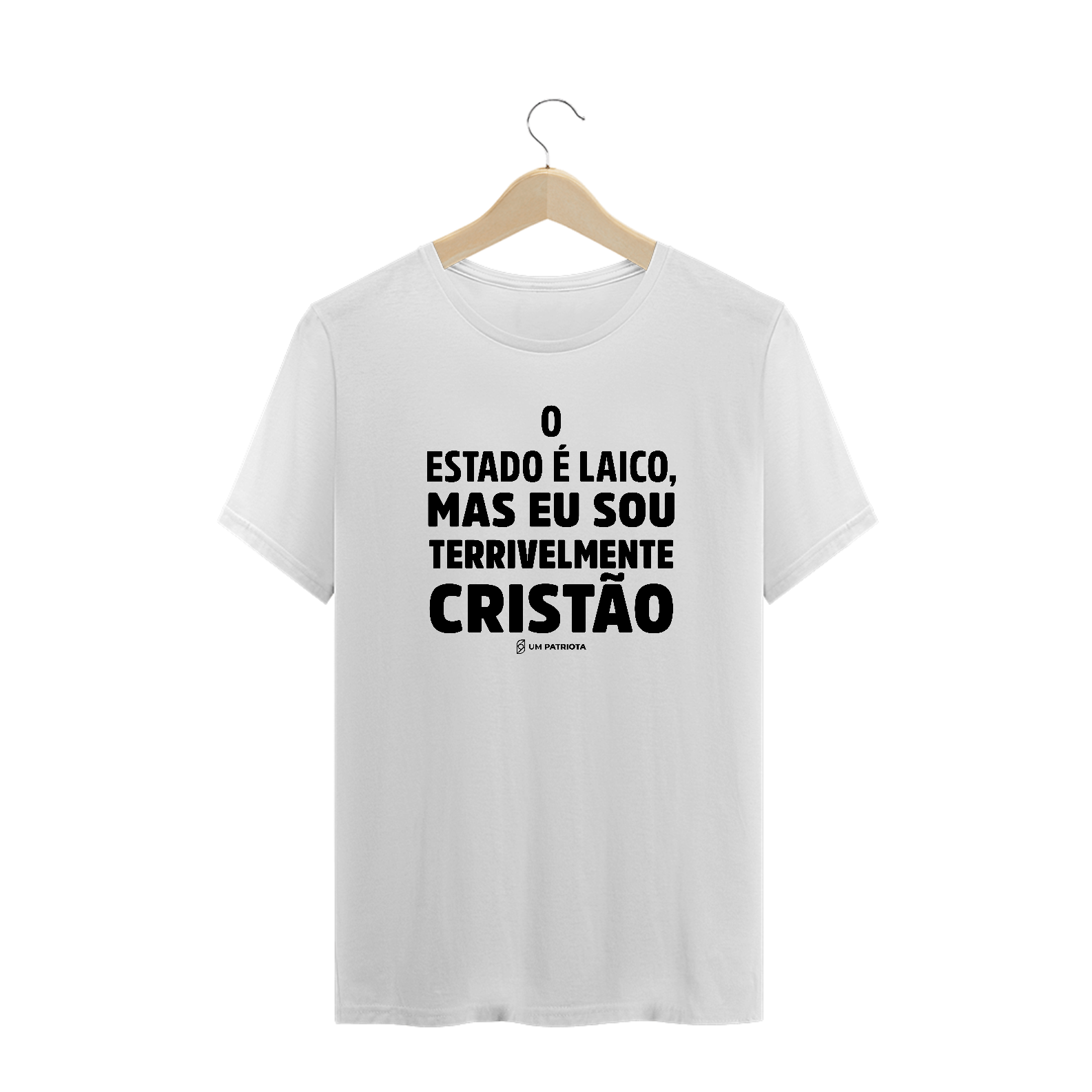 Nome do produto  Camisa Masculina - Terrivelmente Cristão - Um Patriota