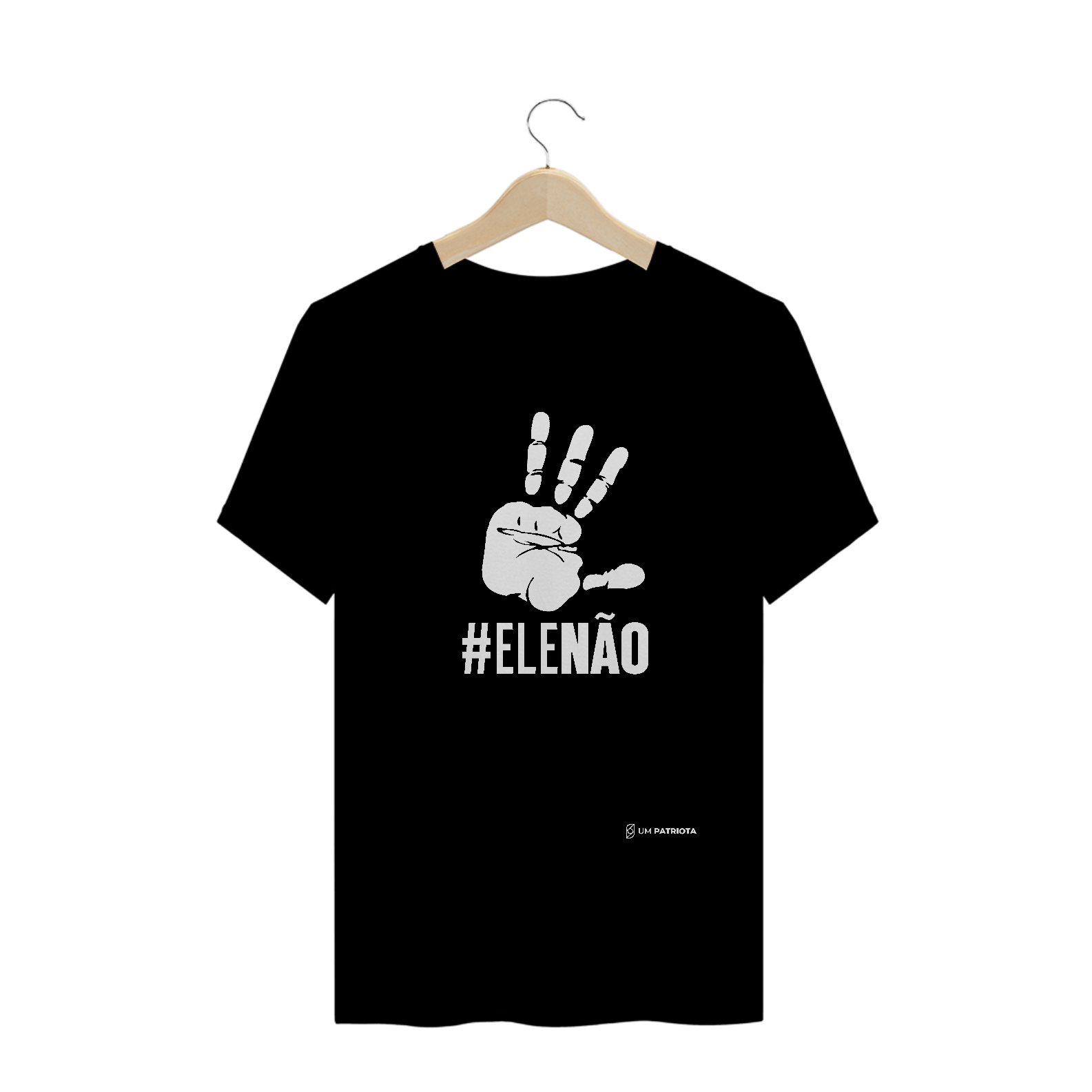 Nome do produto  Camisa Masculina - Lula Ele Não - Um Patriota