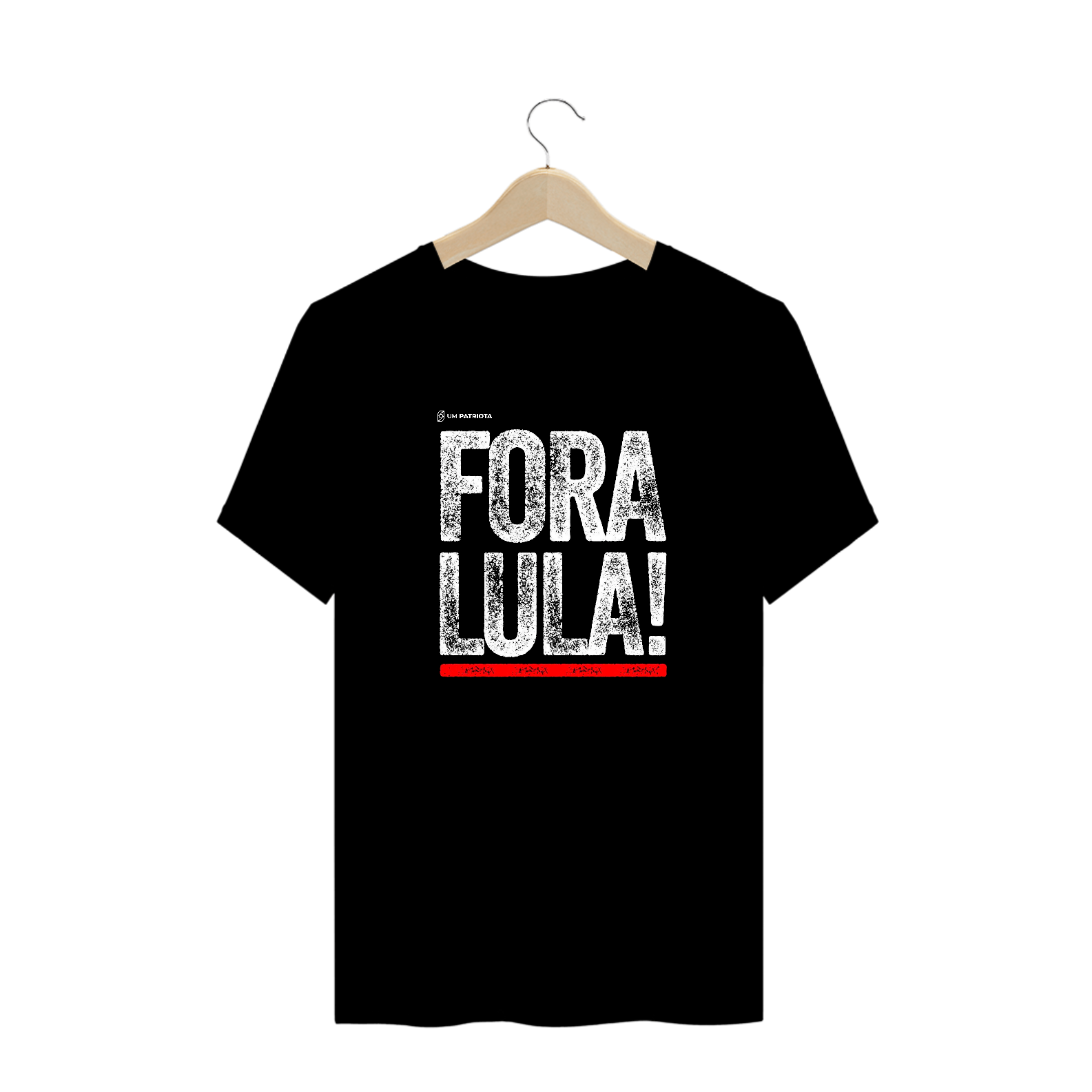 Nome do produto  Camisa Masculina - FORA LULA - Um Patriota