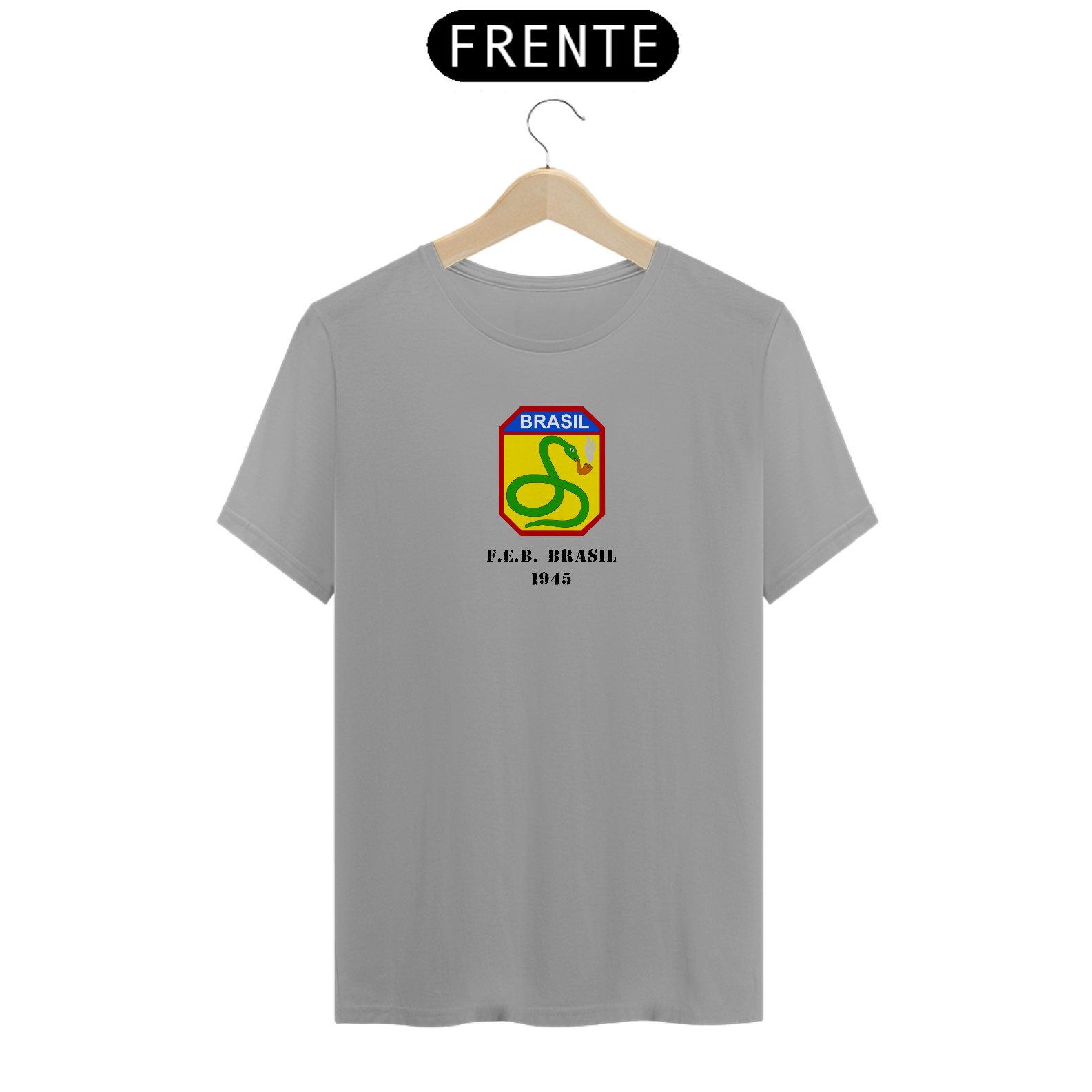 Nome do produto: Camiseta Brasão FEB Brasil
