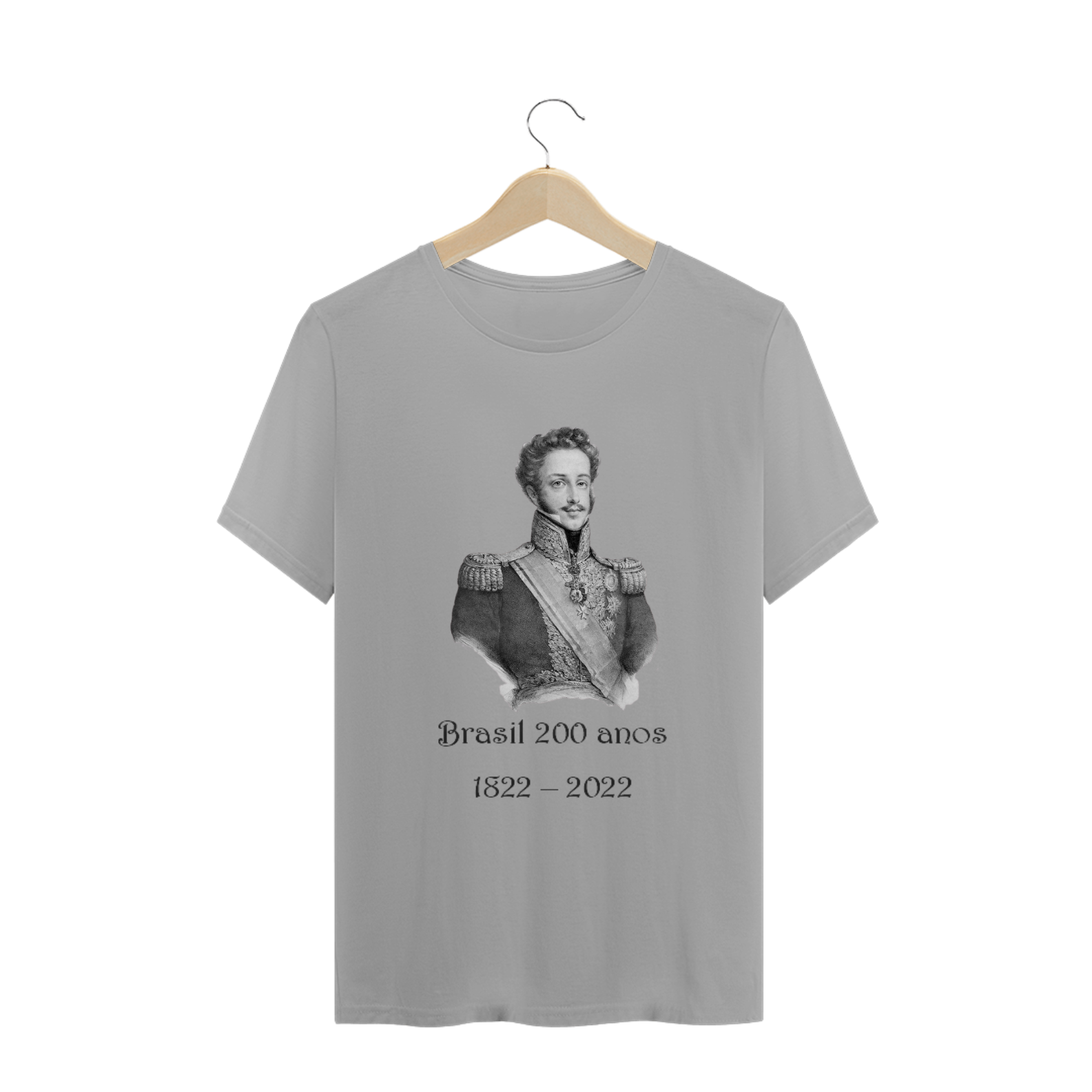 Nome do produto: Camiseta Bicentenário - Dom Pedro Mod II