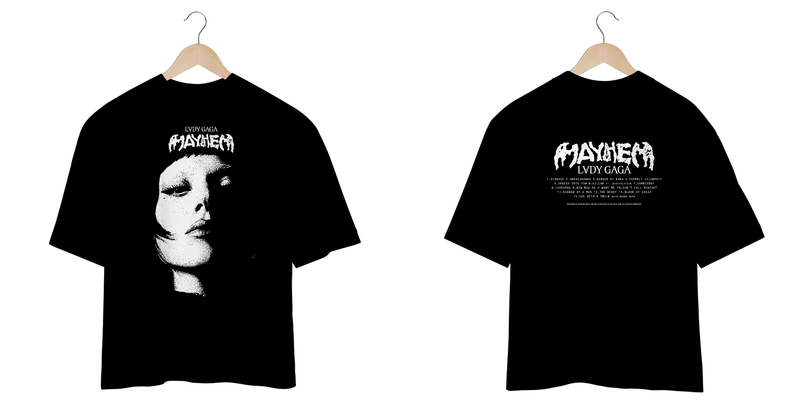 CAMISA OVERSIZED - MAYHEM | LADY GAGA