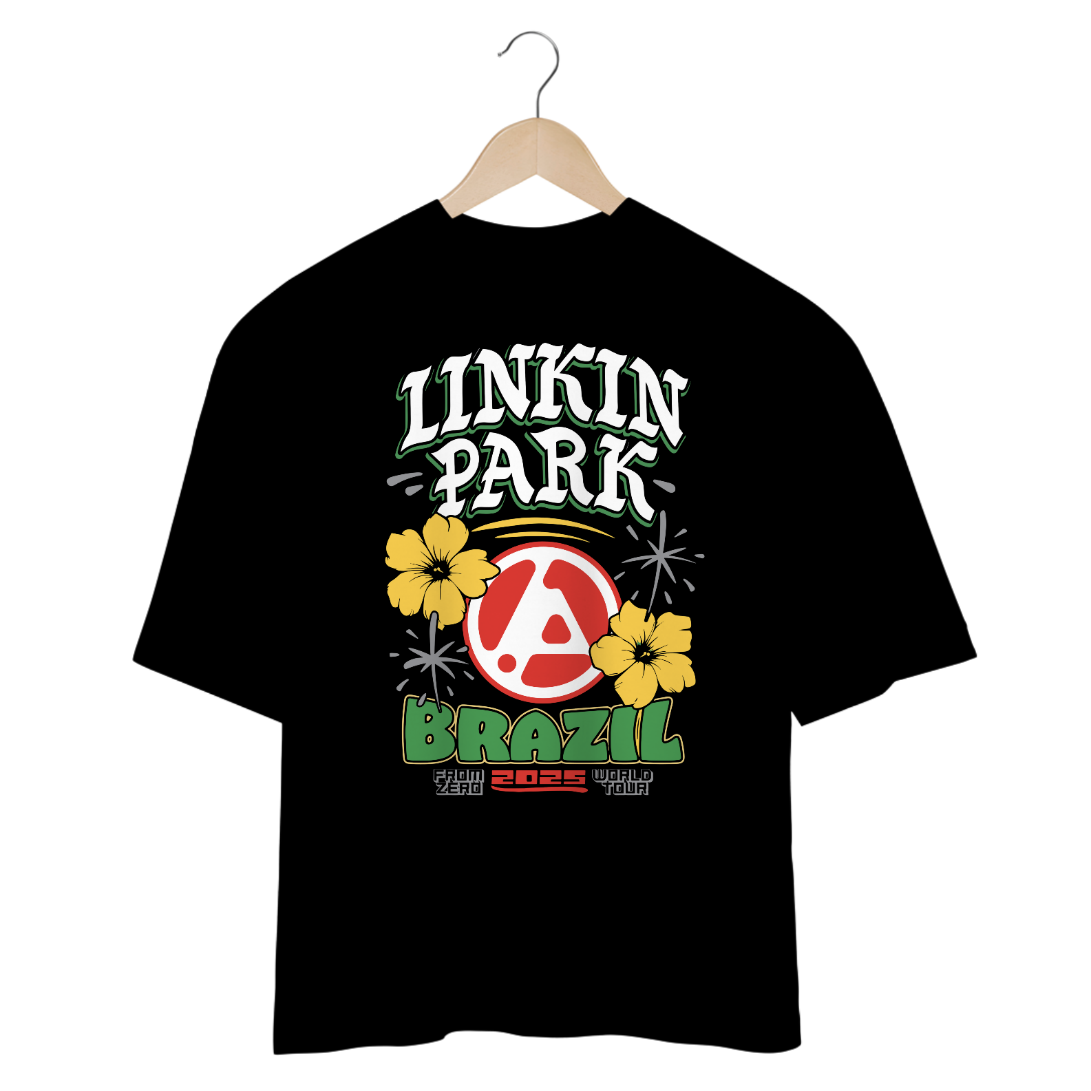 CAMISA OVERSIZED - FROM ZERO BRAZIL | LINKIN PARK 