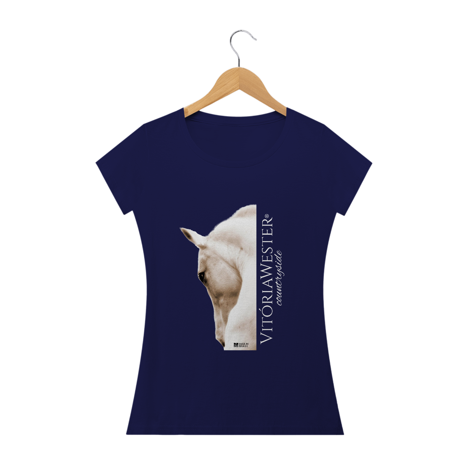 Nome do produto: 0506231346 VITÓRIA WESTER ® | CAMISETA TSHIRT COUNTRY RODEIO FEMININA [ BABY LONG CLASSIC ]