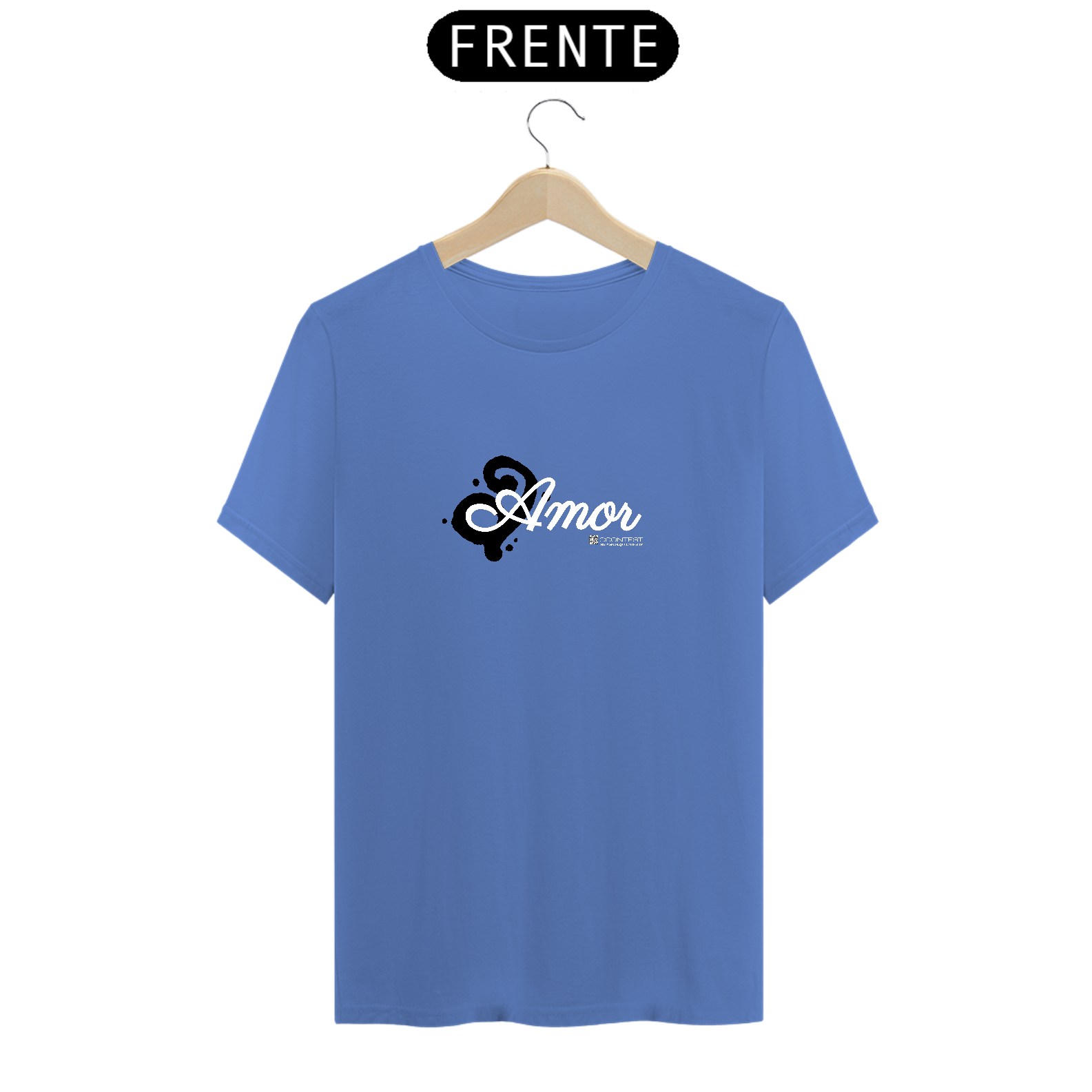 Nome do produto: 0305231435 CCONTEST TM | CAMISETA UNISSEX ESTONADA [ AMOR ]