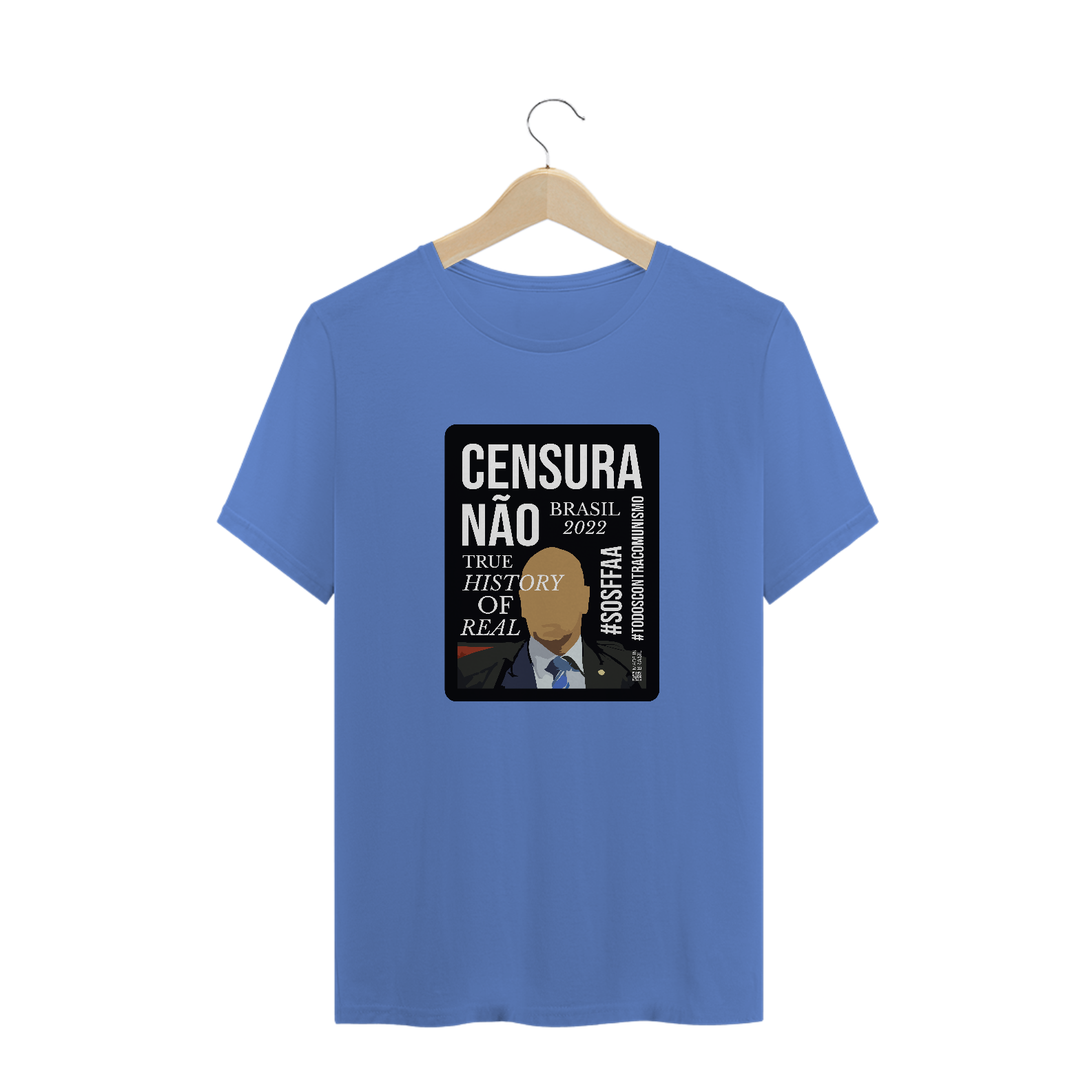 Nome do produto: IT-1011221011 | CAMISETA TSHIRT ANTI COMUNISMO FORA DEUZU