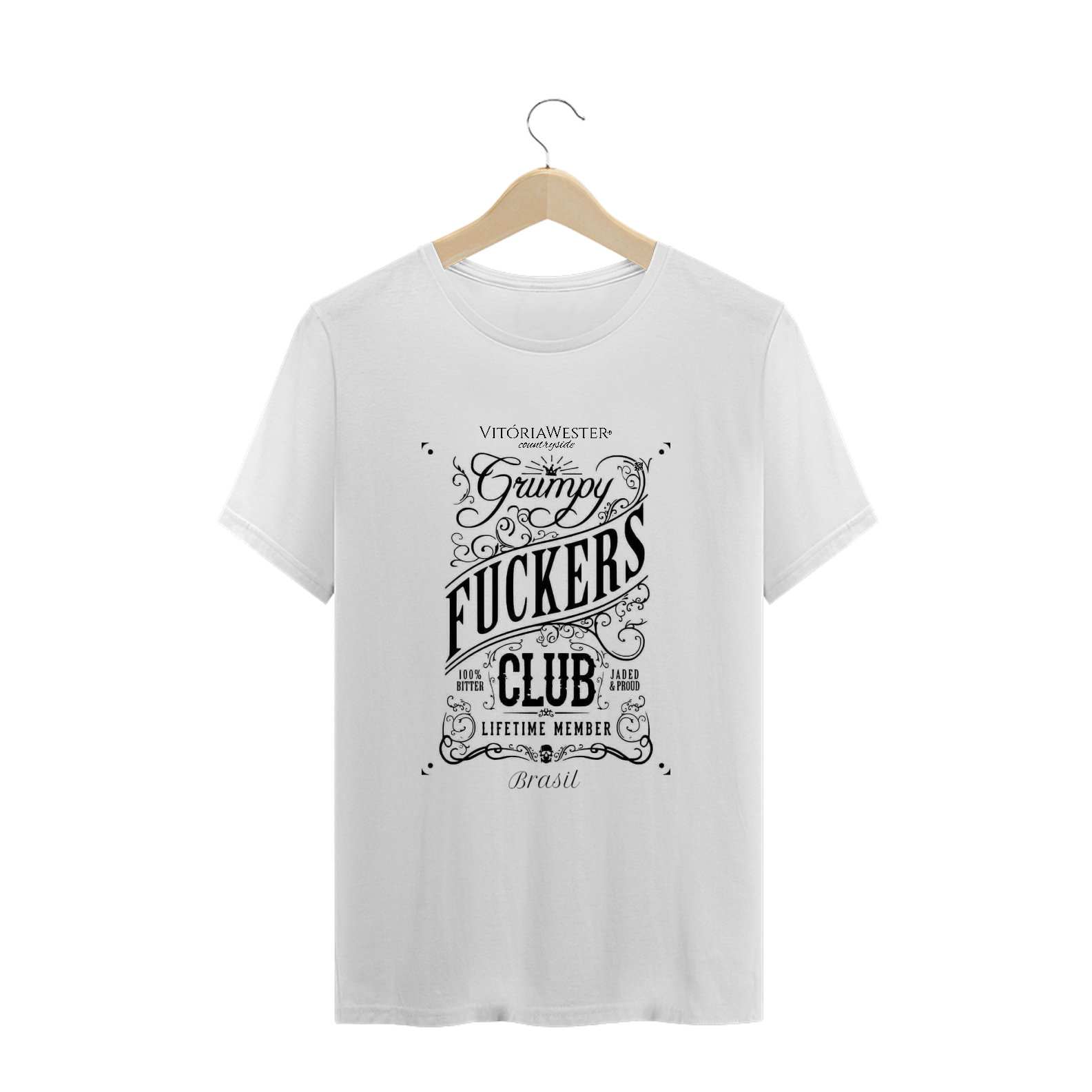 Nome do produto: IT-1809221712-10 | VITÓRIA WESTER® | CAMISETA COUNTRY T-SHIRT Prime UNISSEX