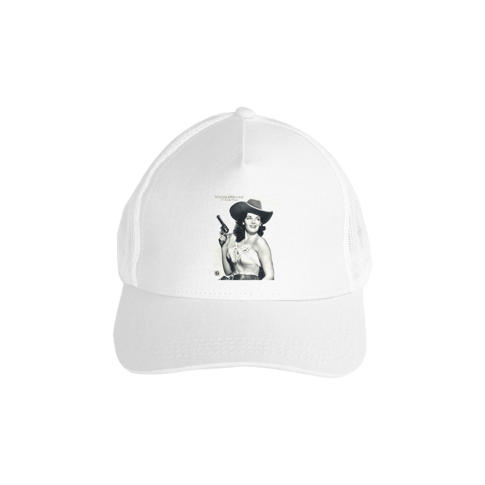 Nome do produto: 10016 VITÓRIA WESTER ® | BONÉ COUNTRY RODEIO [ AMERICANO COM TELA ]