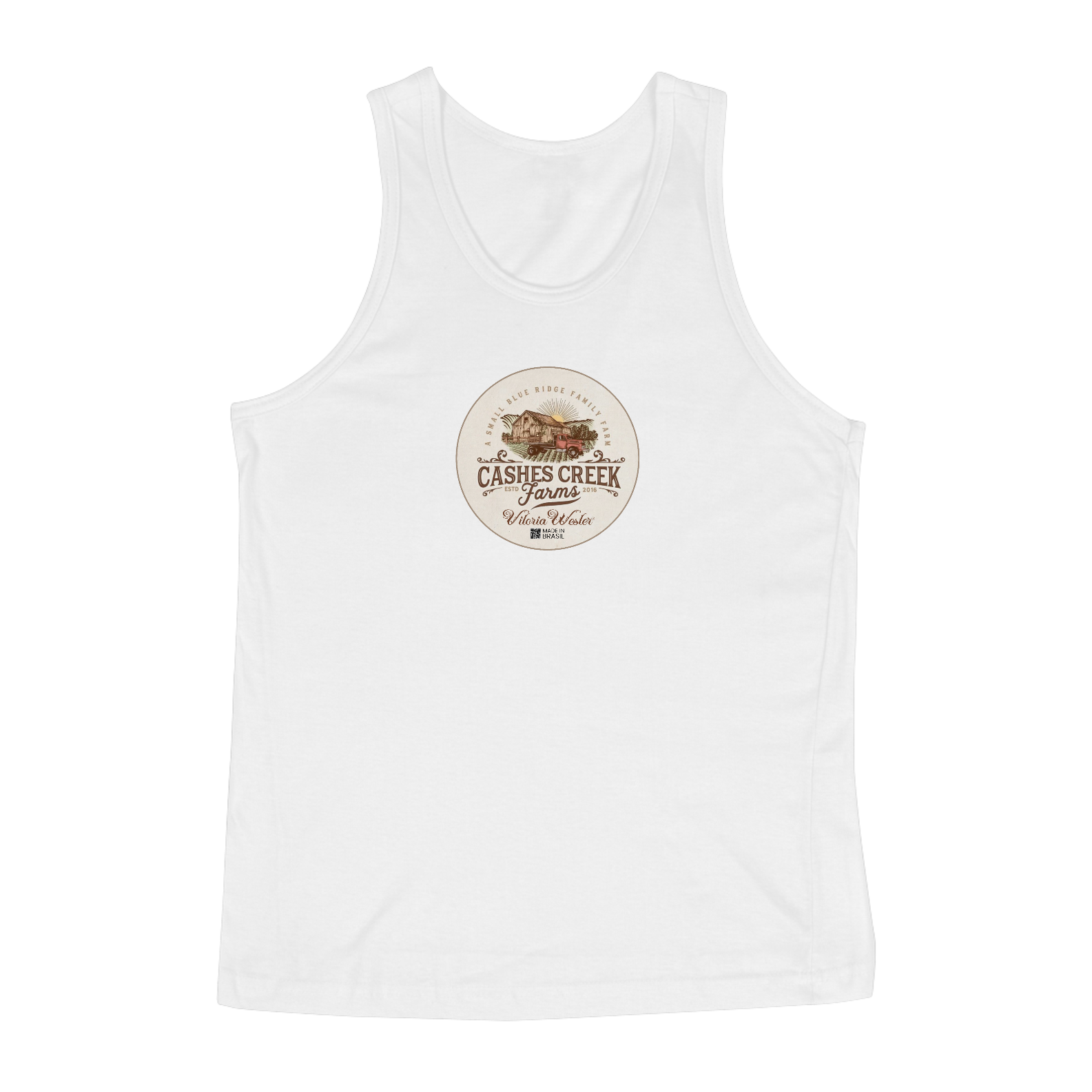 Nome do produto: 20231941 VITÓRIA WESTER ® | CAMISETA COUNTRY REGATA CLASSIC