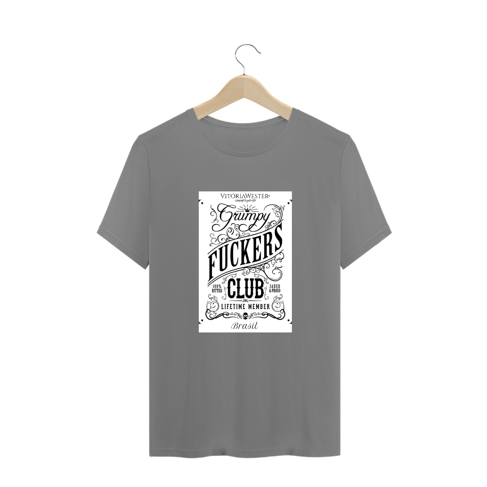 Nome do produto: 20230744 VITÓRIA WESTER ® | CAMISETA TSHIRT COUNTRY ESPECIAL PLUSSIZE [ EXTRA GRANDE ]