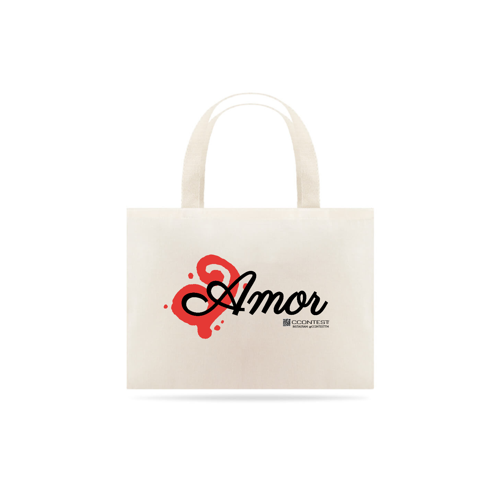 Nome do produto: 0205231755 CCONTEST TM | BOLSA SACOLA ECOBAG ECOLÓGICA AMOR