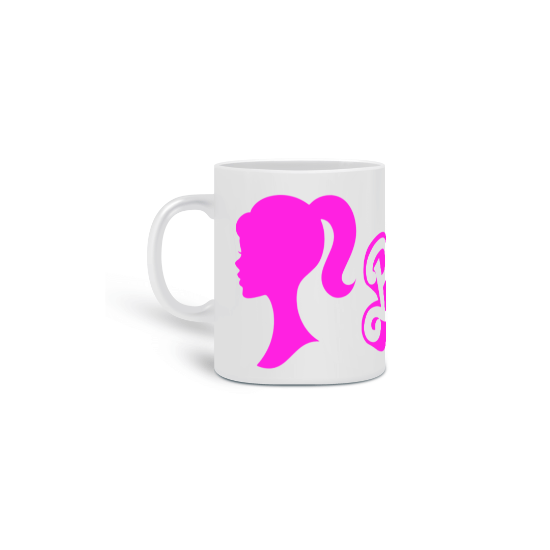 Nome do produto: 3107232233 CCONTEST ® | CANECA PORCELANA LOG BARBIE NOME