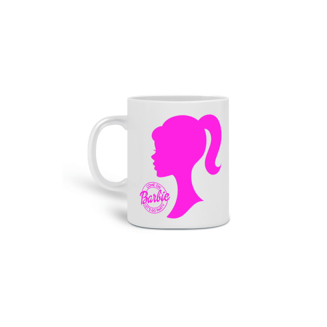 Nome do produto: 3107232234 CCONTEST ® | CANECA PORCELANA LOG BARBIE PARTY