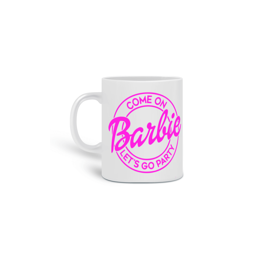 Nome do produto: 3107232235 CCONTEST ® | CANECA PORCELANA BARBIE PARTY