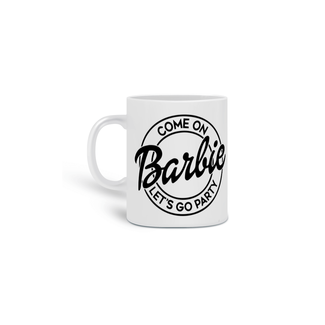 Nome do produto: 3107232236 CCONTEST ® | CANECA PORCELANA BARBIE PARTY