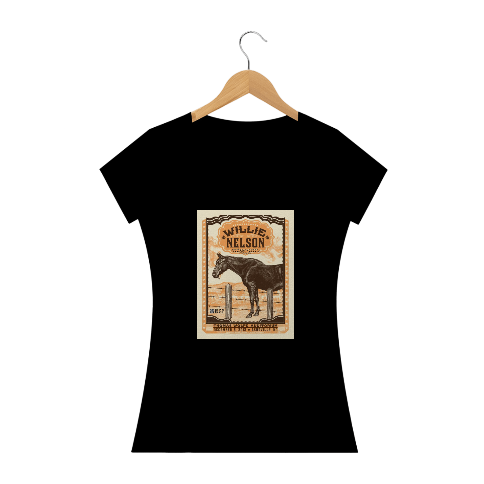 Nome do produto: 0606230001 VITÓRIA WESTER ® | CAMISETA TSHIRT COUNTRY RODEIO FEMININA BABY LONG [ CLASSIC ]