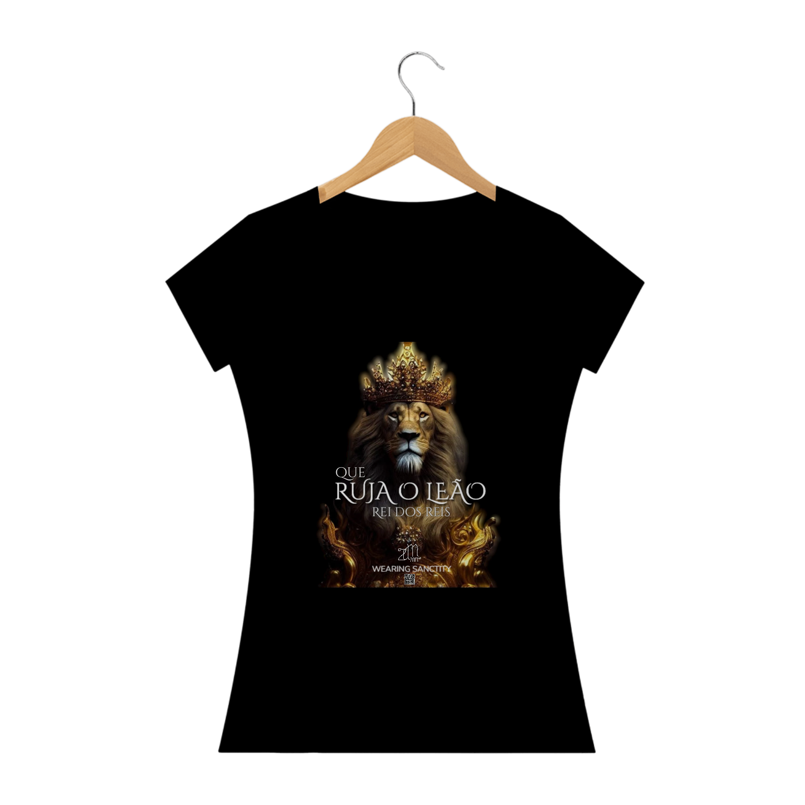 Nome do produto: 2706231445 ZAM ® | CAMISETA TSHIRT FEMININA GOSPEL CRISTÃ EVANGÉLICA [ CLASSIC ]