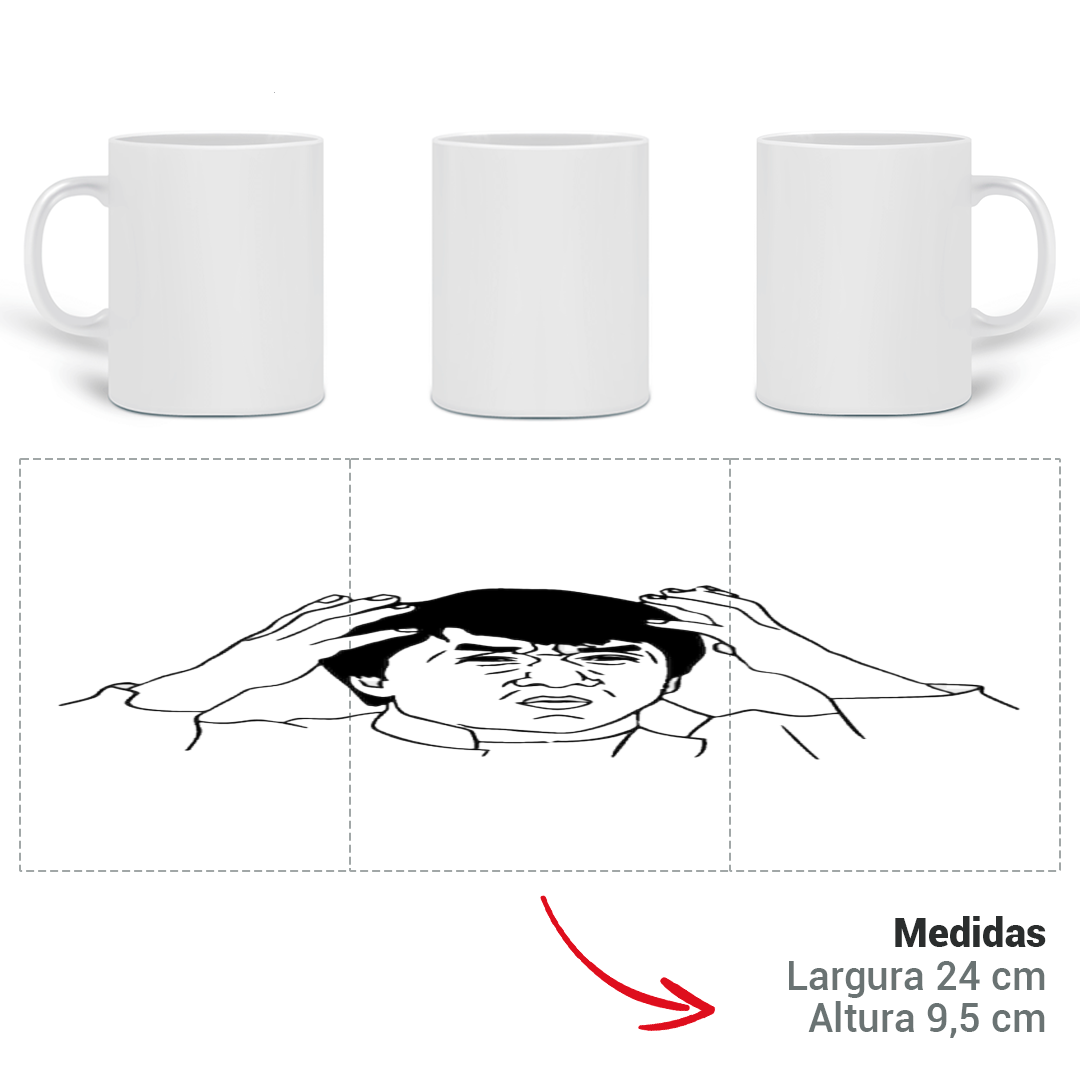 Nome do produto: Caneca Jackie chan