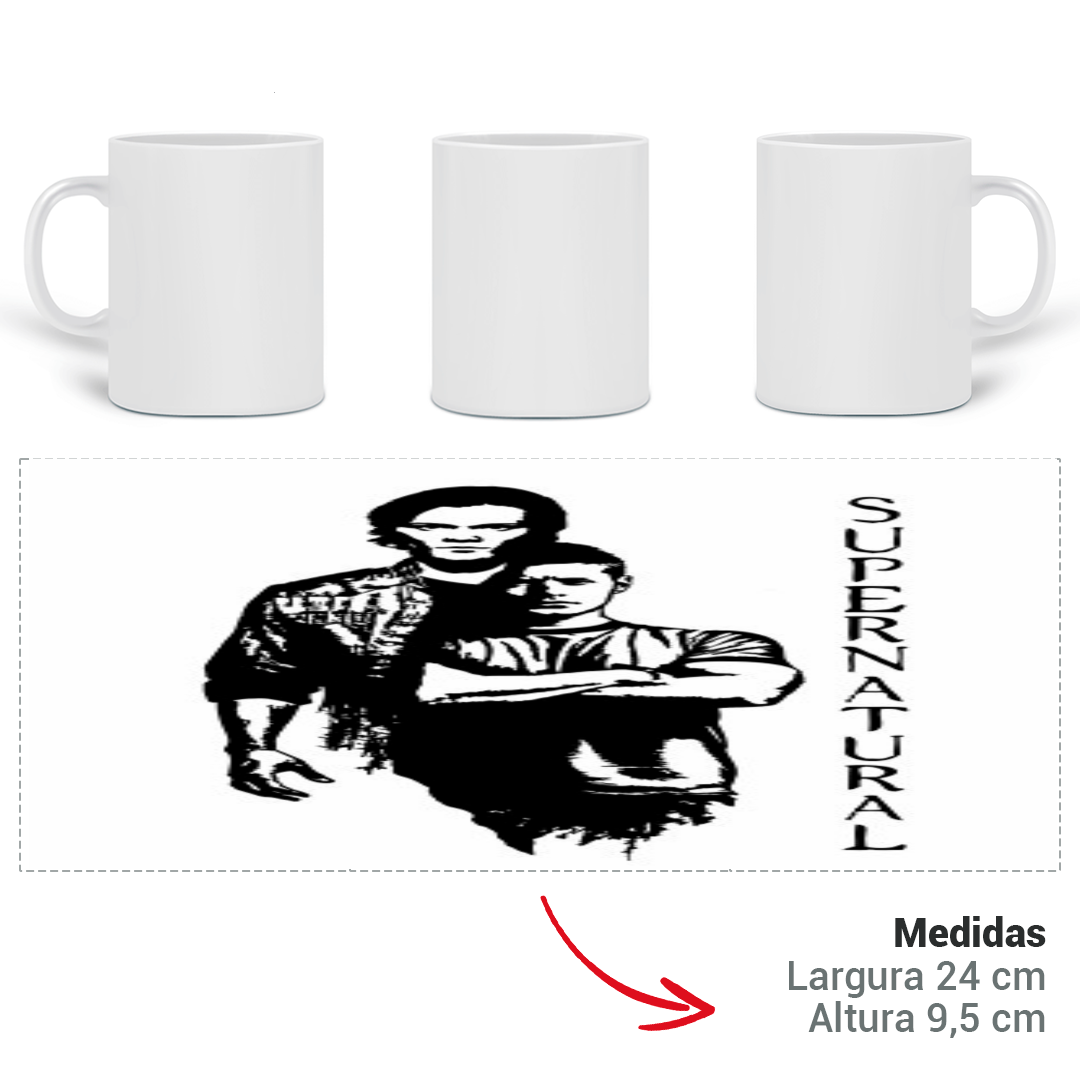 Nome do produto: Caneca Supernatural