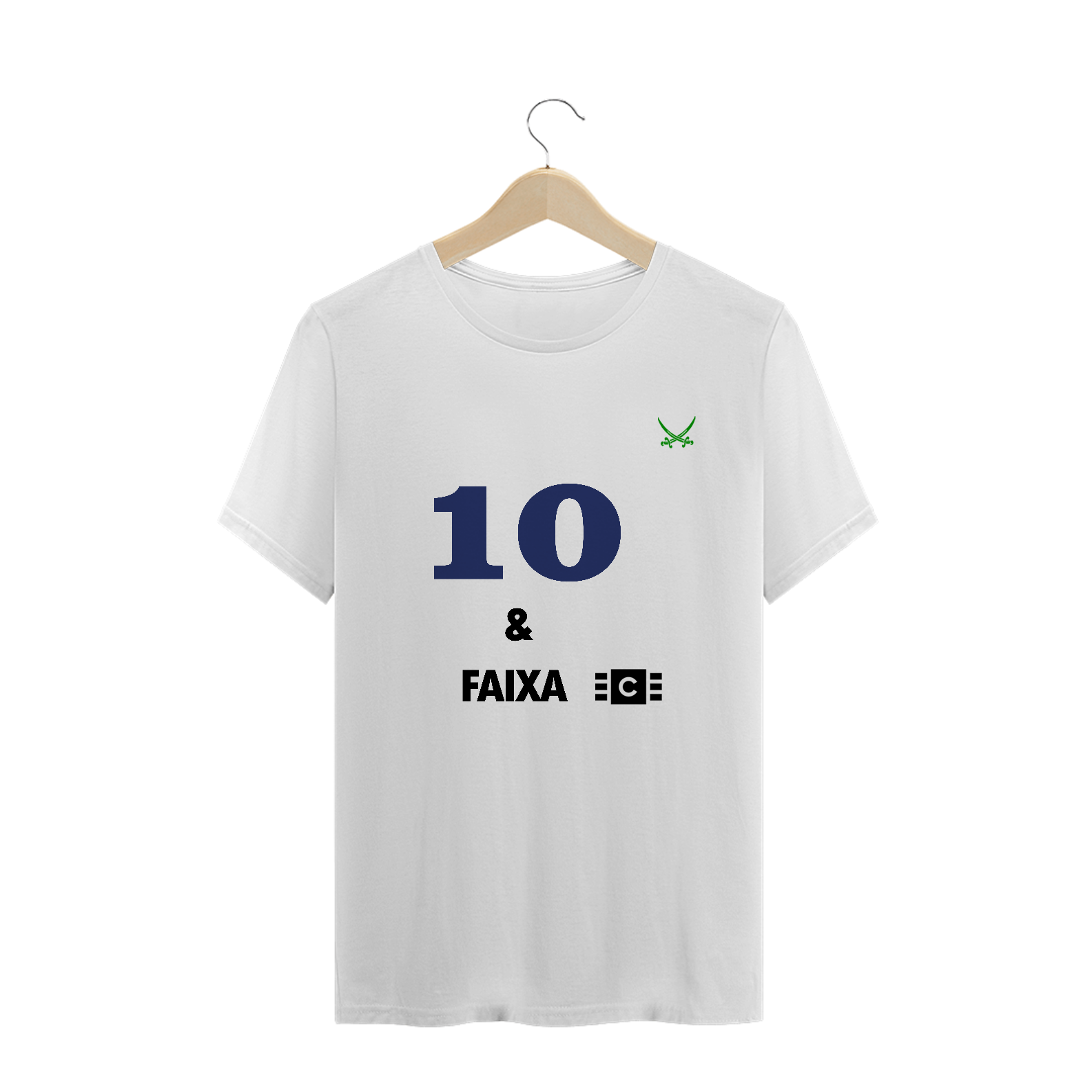 Nome do produto: CAMISETA 10 E FAIXA